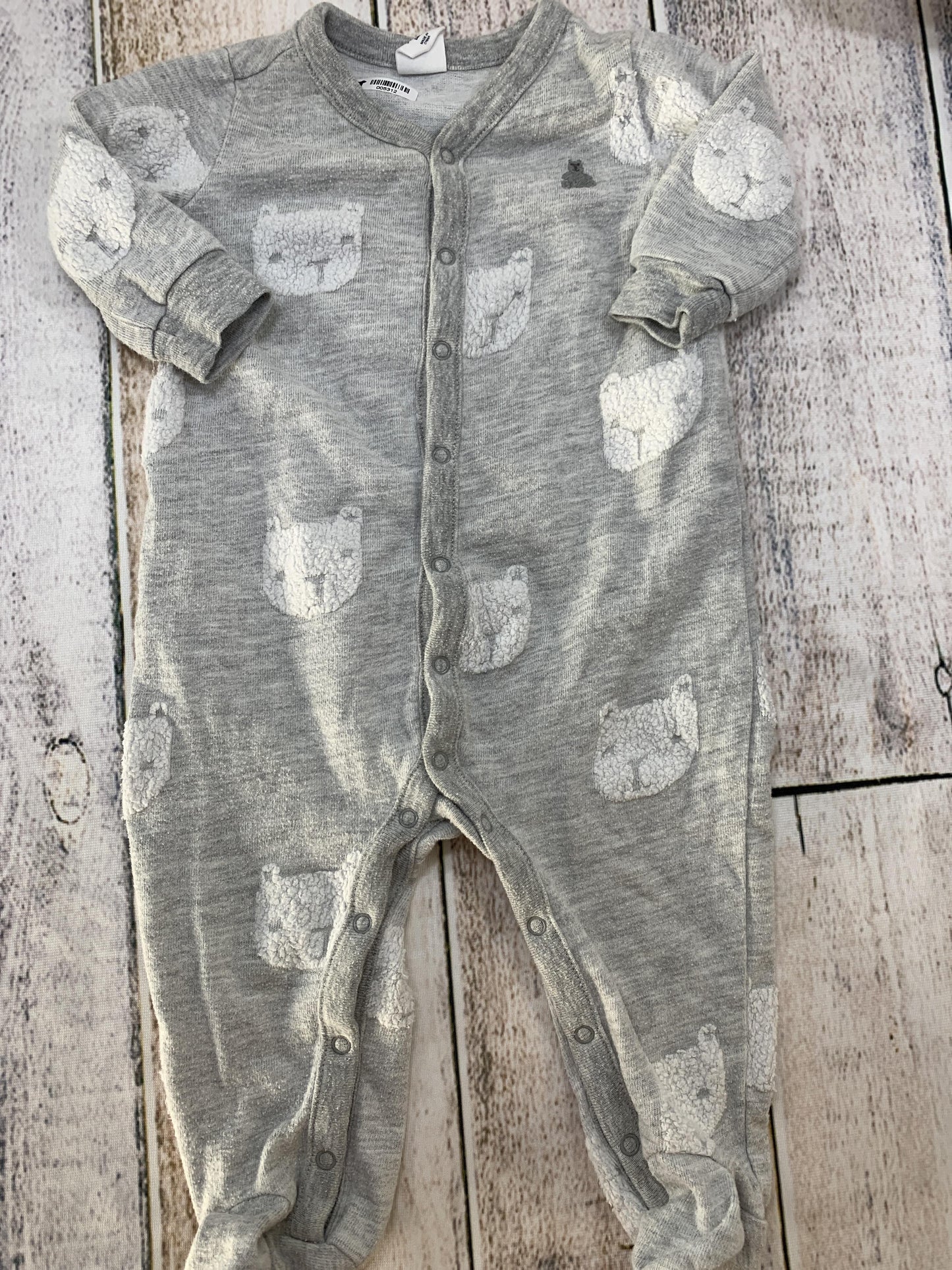 Gap Boys Grey | White | animals Pajamas Size: 3-6 months Grey | White | animals