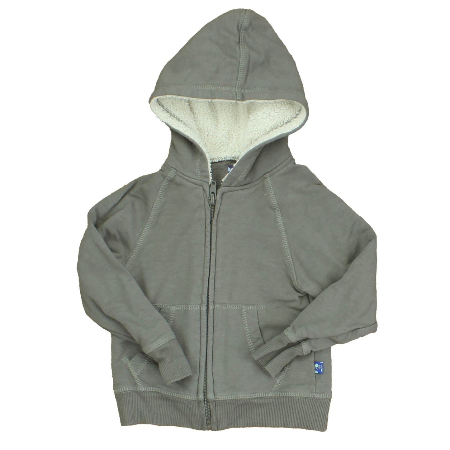 Kickee Pants Boys Grey | White Hoodie Size: 12-18 Months Grey | White