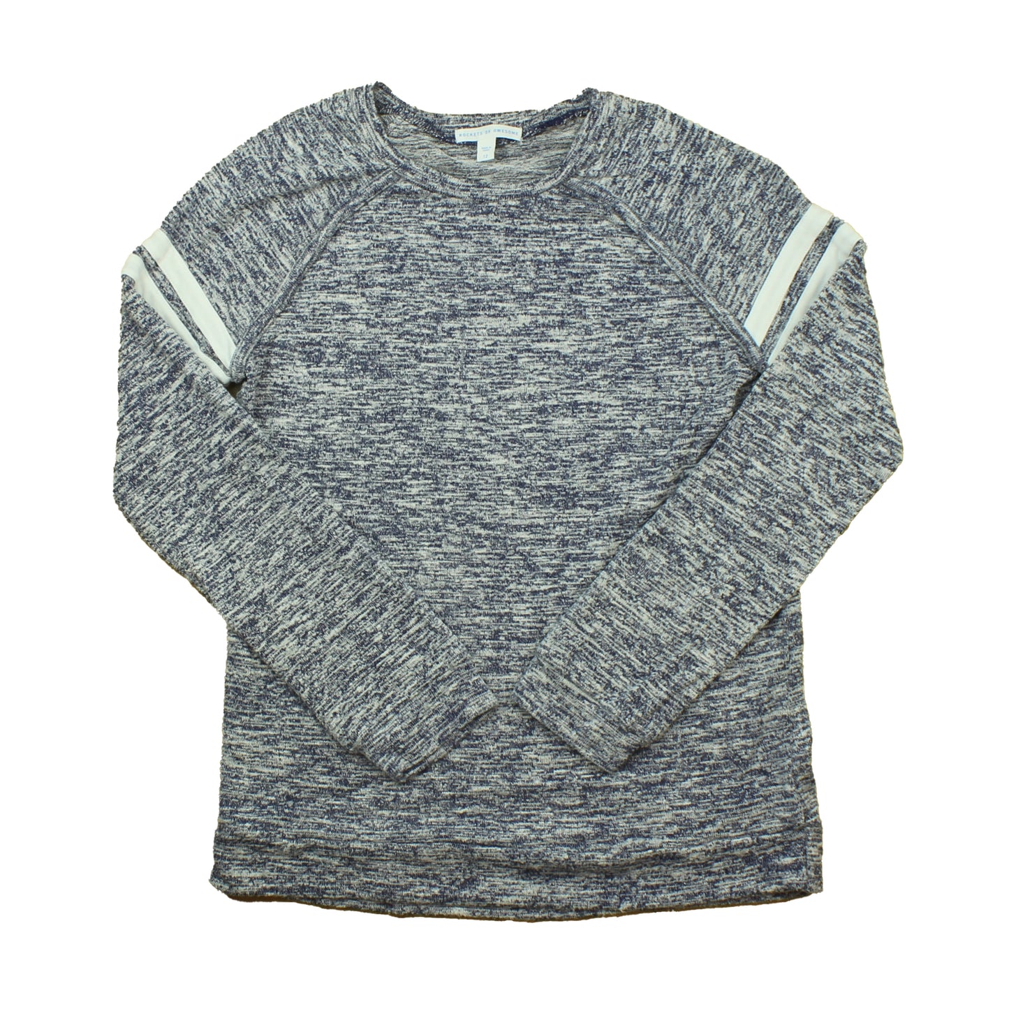 Rockets Of Awesome Girls Grey | White Long Sleeve Shirt Size: 10 Years Grey | White