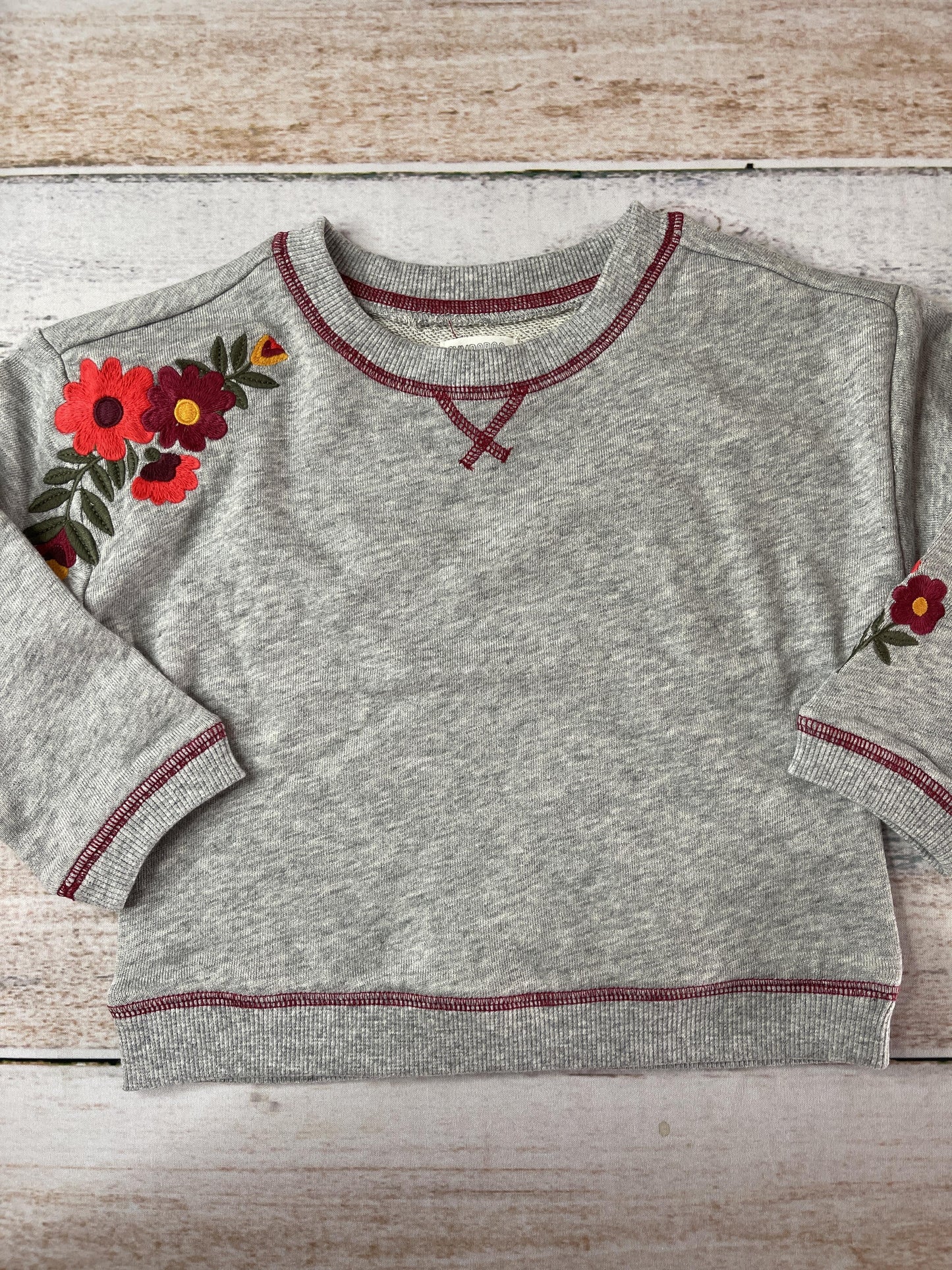 Gymboree Girls Grey Sweater Size: 2T Grey