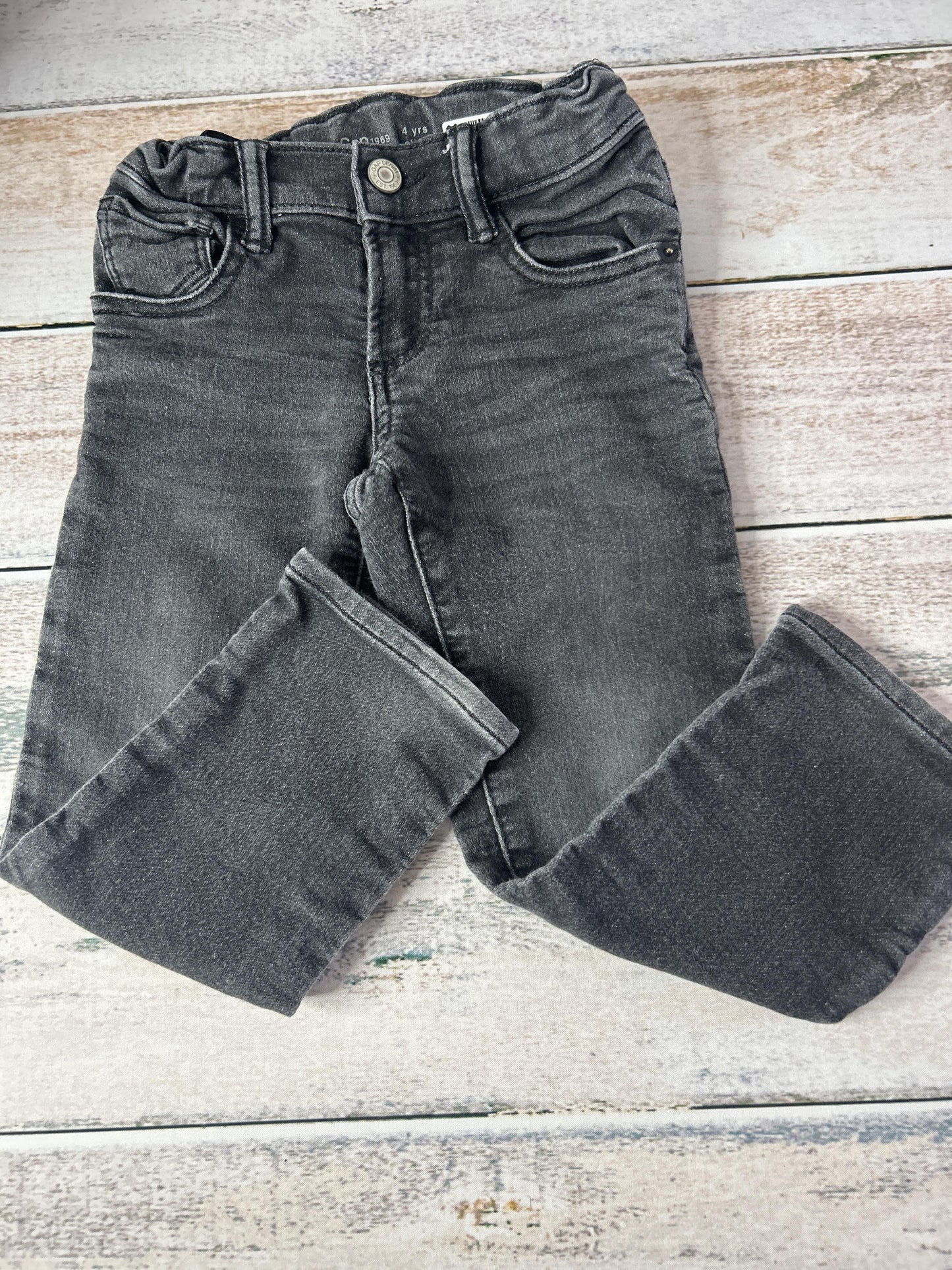 Unisex Grey Jeans Size: 4T Grey