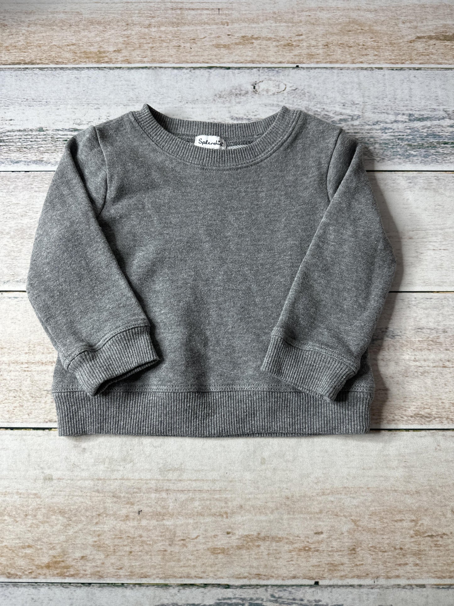 Splendid Boys Grey Sweater Size: 12-18 months Grey