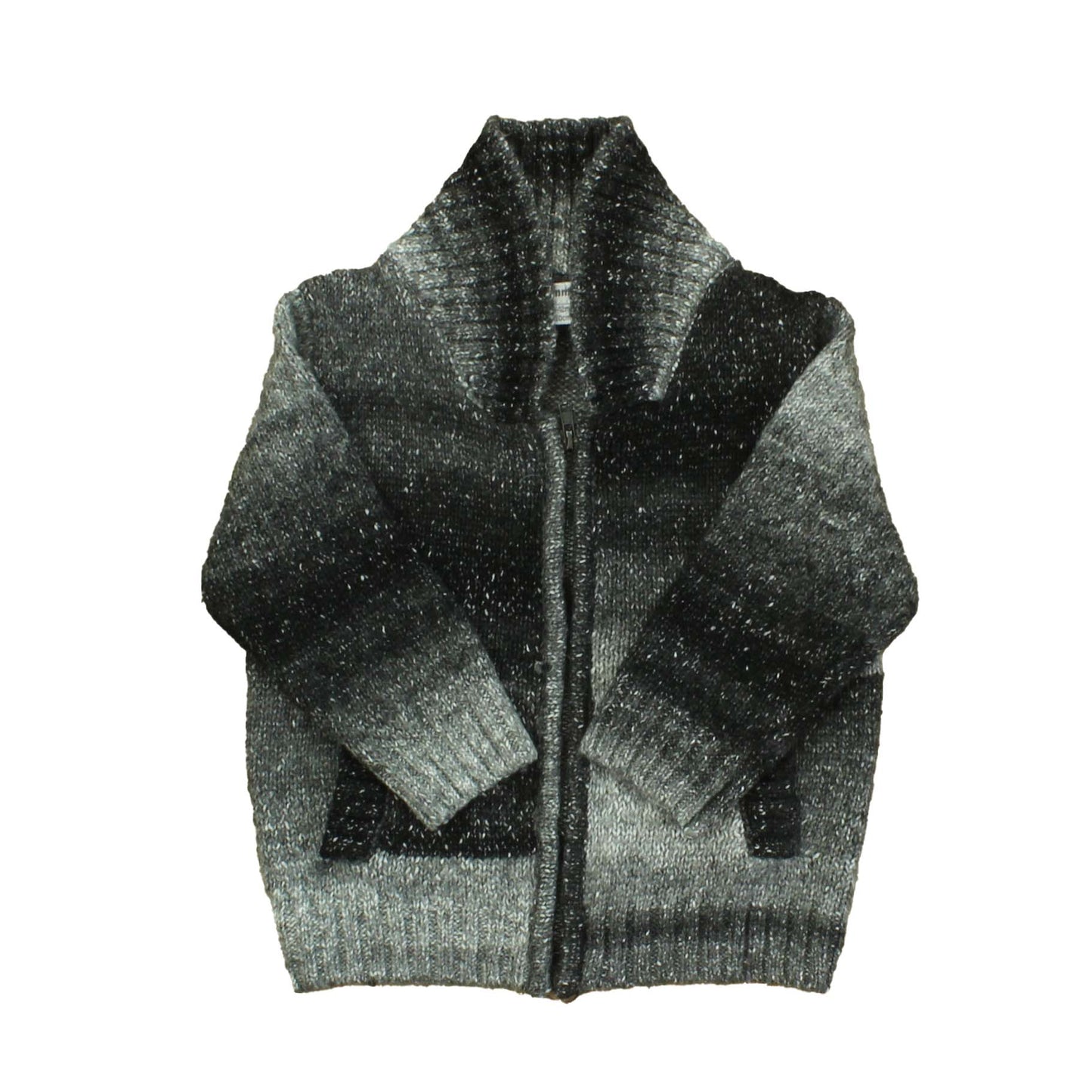 3 Pommes Boys Grey Cardigan Size: 9-12 Months Grey