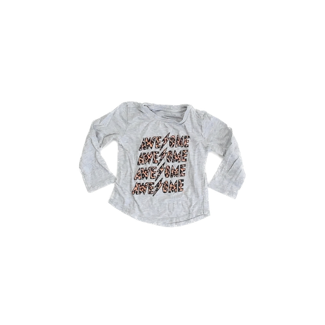 Rockets Of Awesome Girls Grey T-Shirt Size: 2T Grey