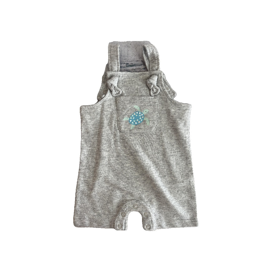 Mac & Moon Boys Grey Overalls Size: 6 months Grey