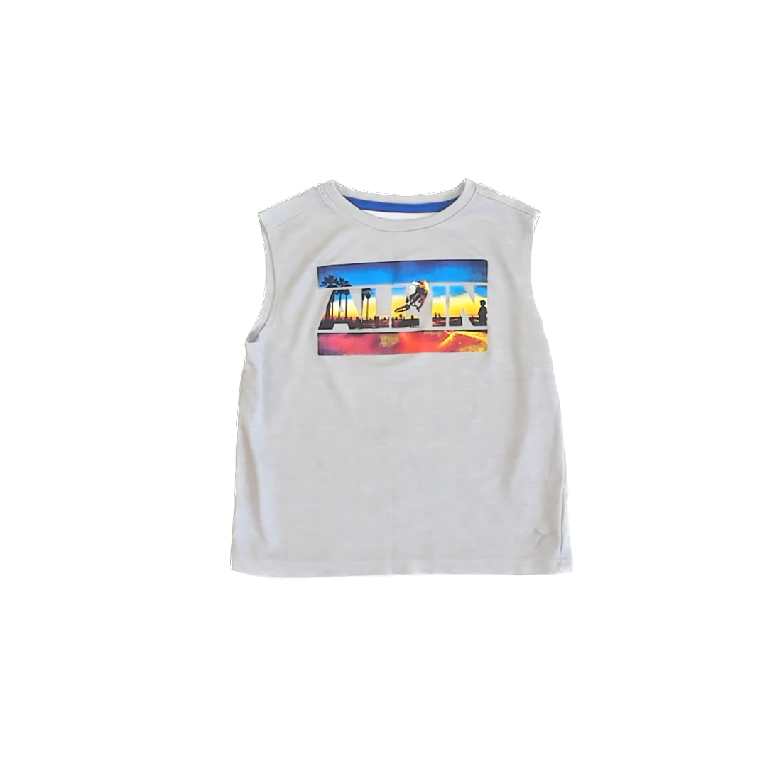 Old Navy Boys Grey Athletic Top Size: 6-7 Years Grey