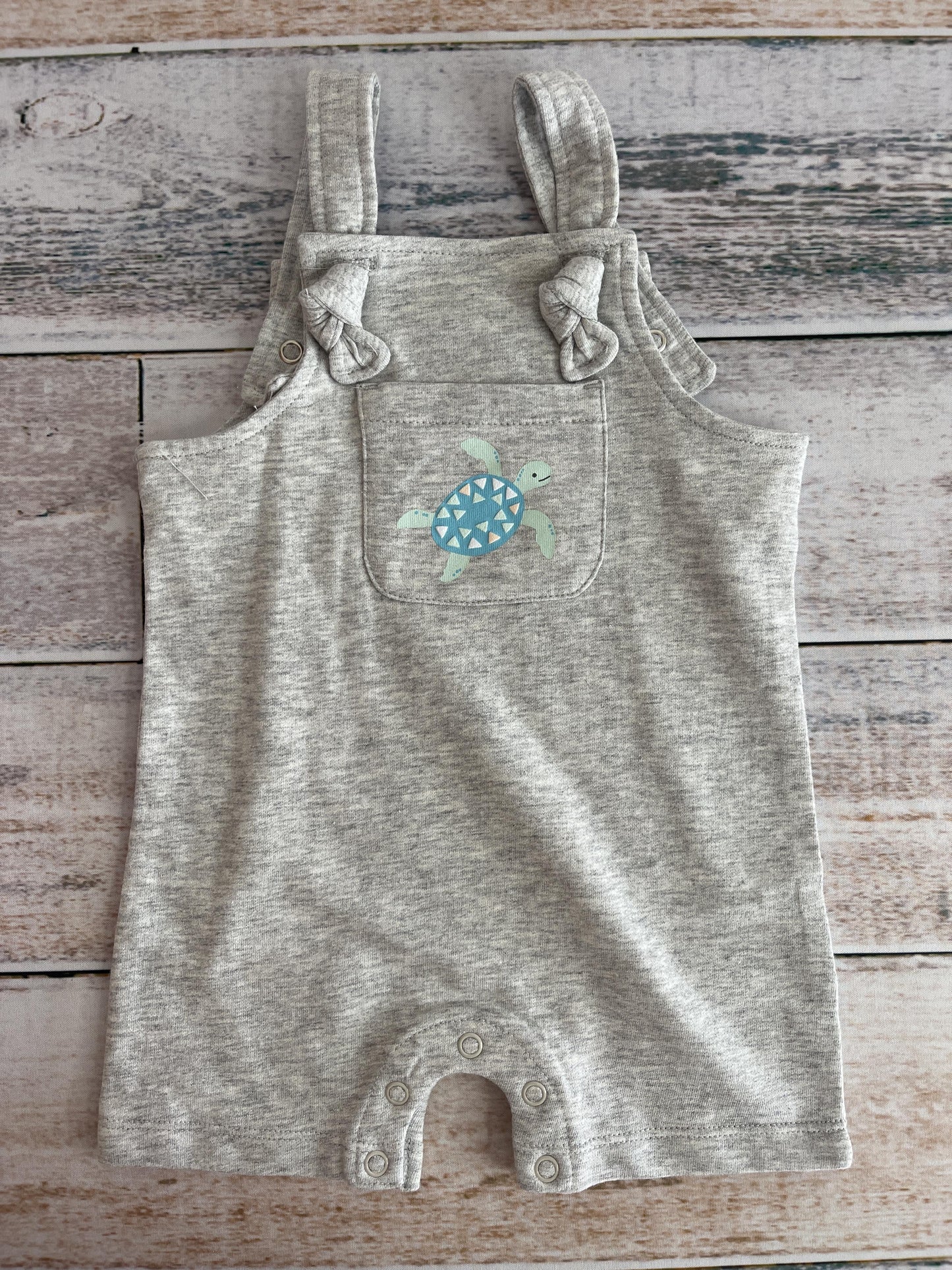 Mac & Moon Boys Grey Overalls Size: 6 months Grey