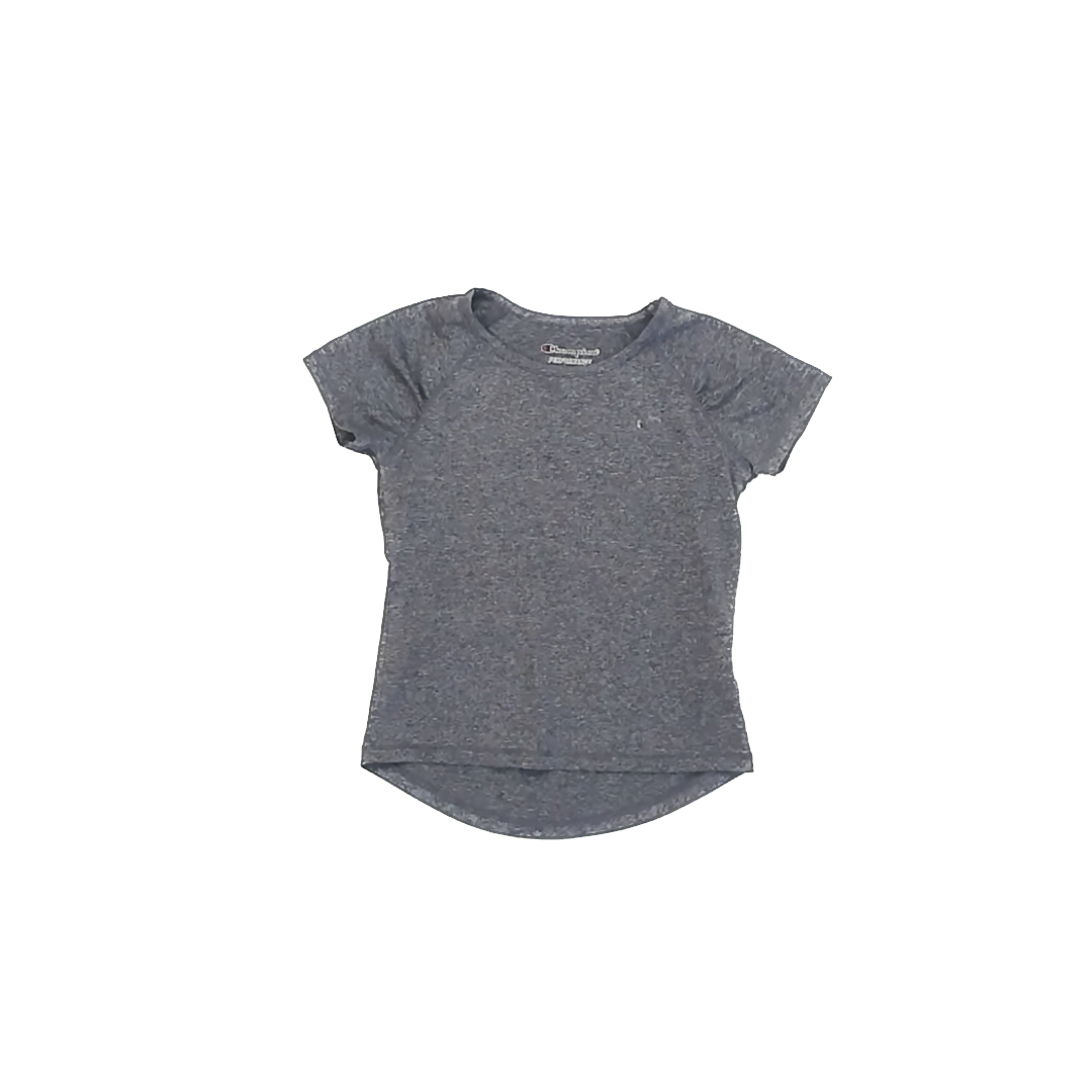 Champion Girls Grey Athletic Top Size: 4T Grey