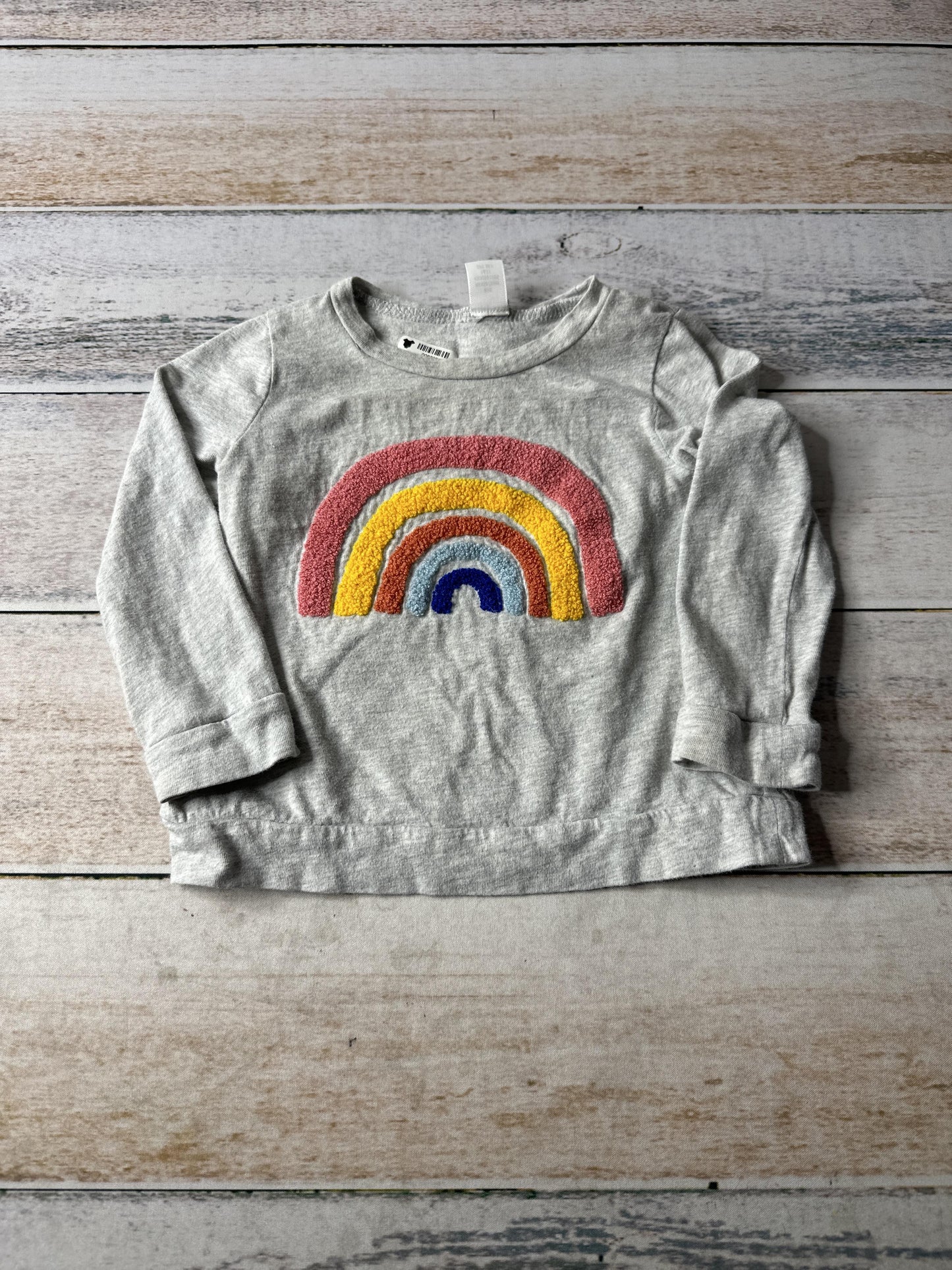 Harper Canyon Girls Grey Long Sleeve Shirt Size: 18 months Grey