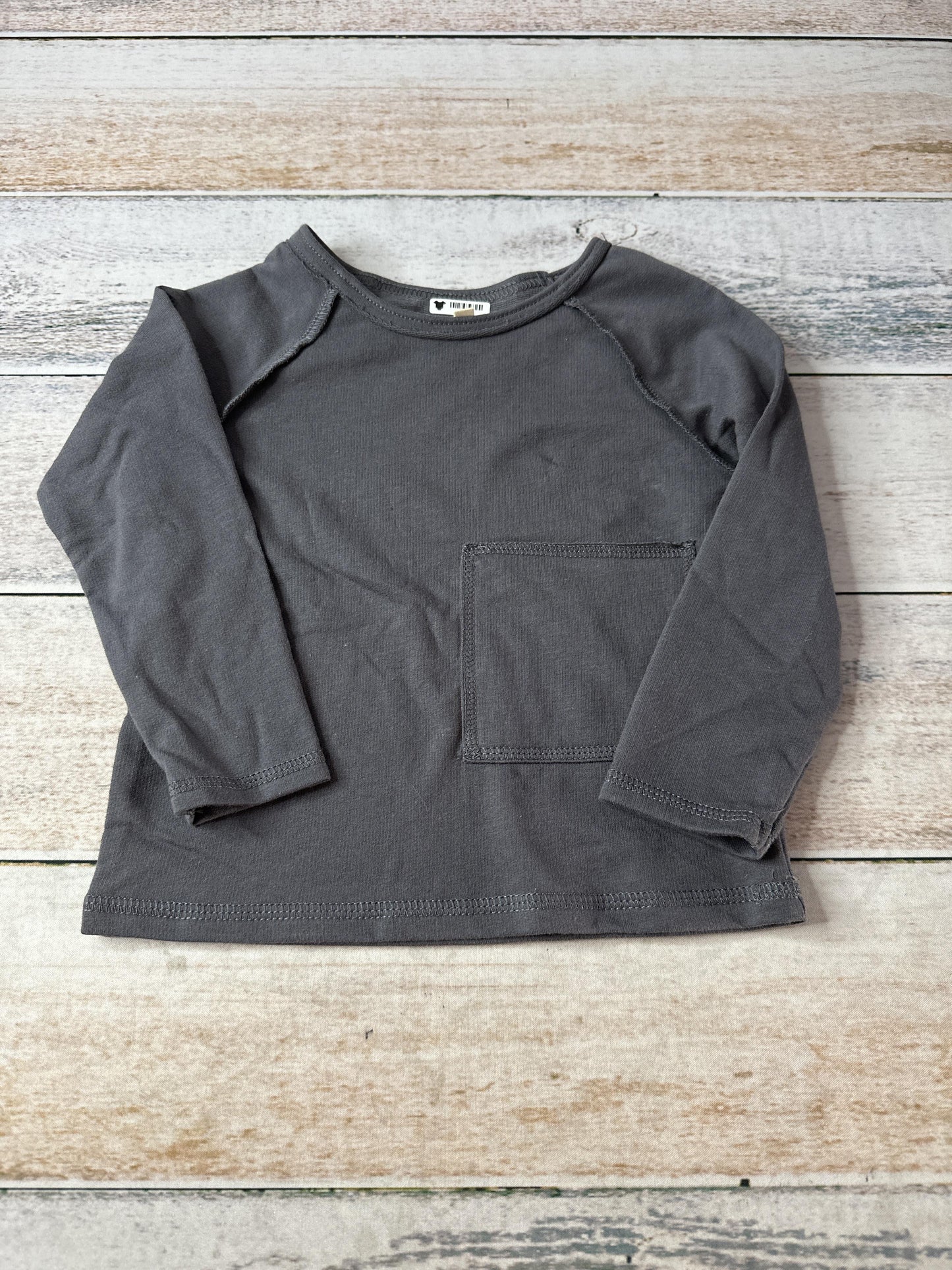 Grayson Collective Girls Grey Long Sleeve Shirt Size: 2T Grey