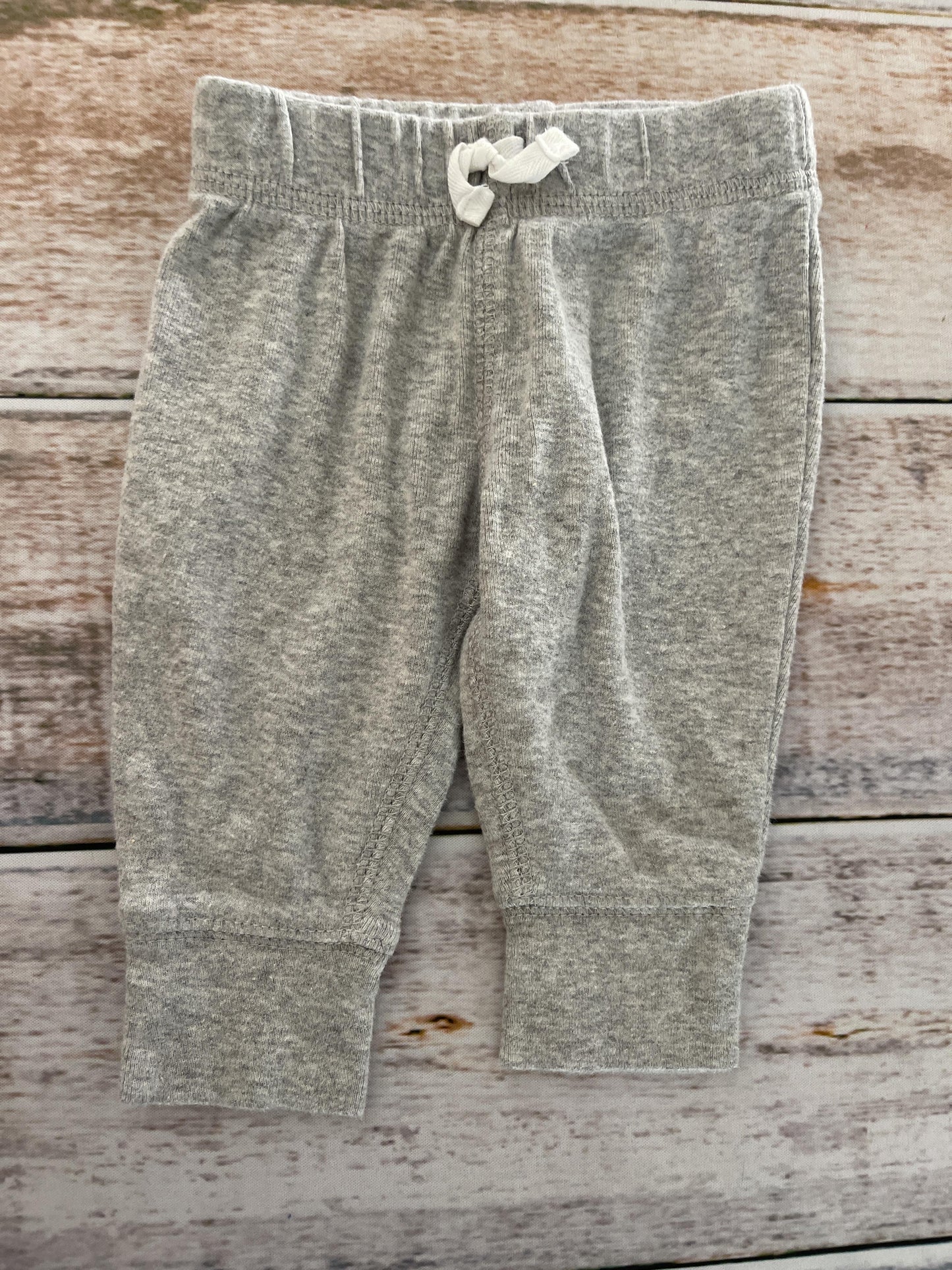 Carters Unisex Grey Pants Size: 3 months Grey