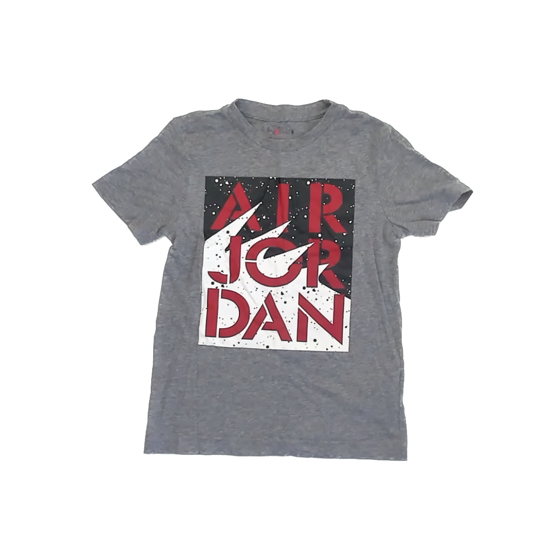 Jordan Boys Grey T-Shirt Size: 8-10 Years Grey