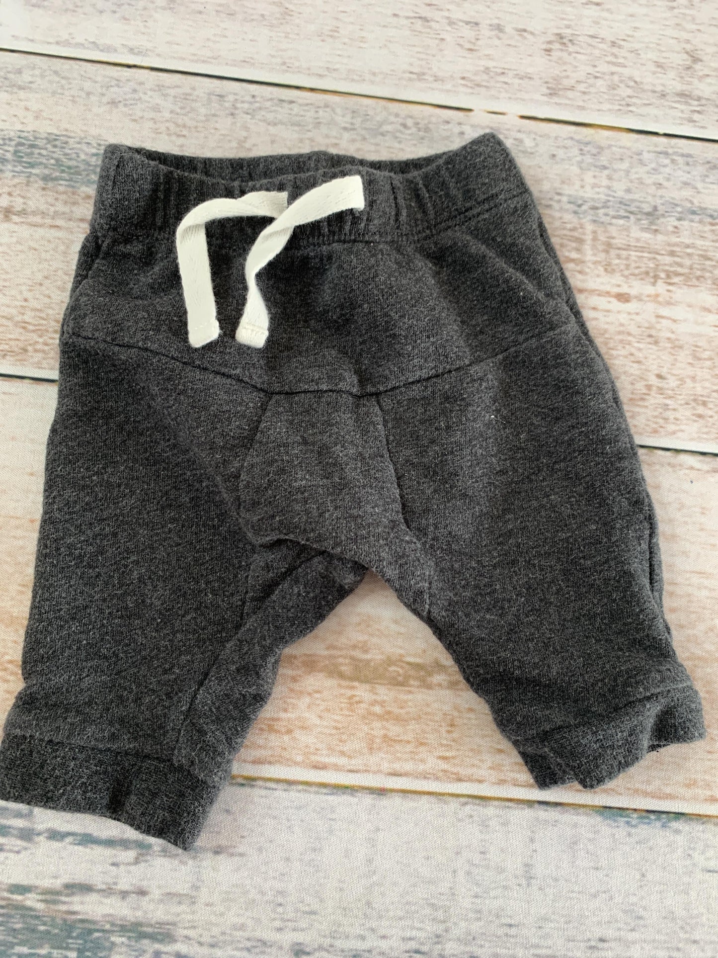 Oliver & Rain Unisex Grey Pants Size: Newborn Grey