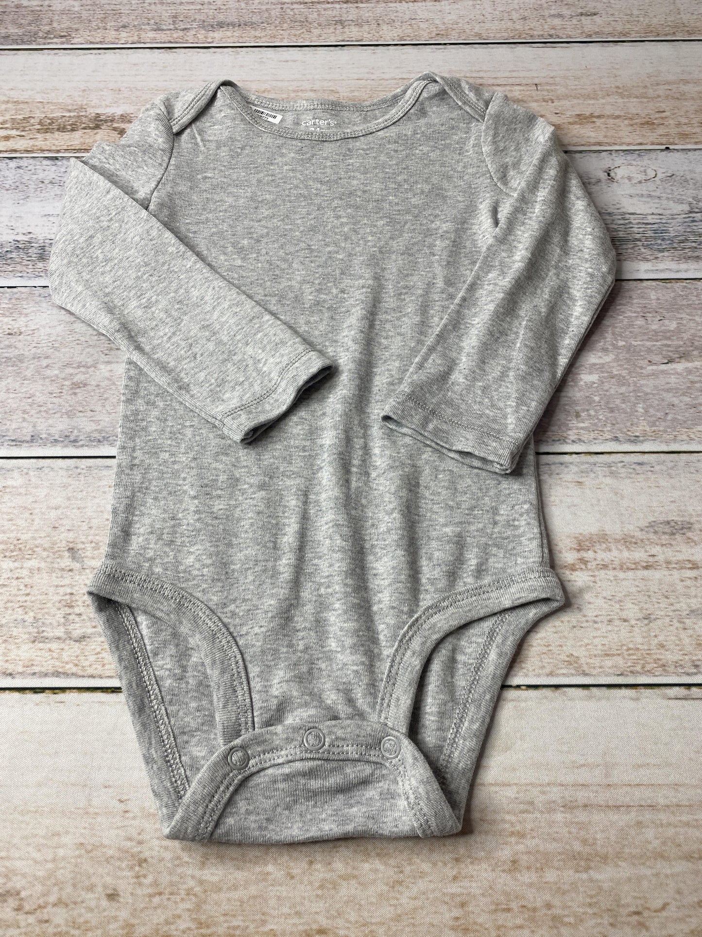 Carters Unisex Grey Onesie Size: 24 months Grey