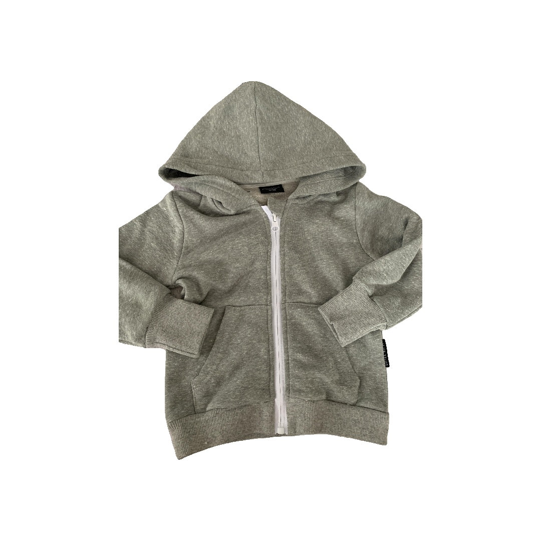 Little Bipsy Boys Grey Hoodie Size: 12-18 months Grey