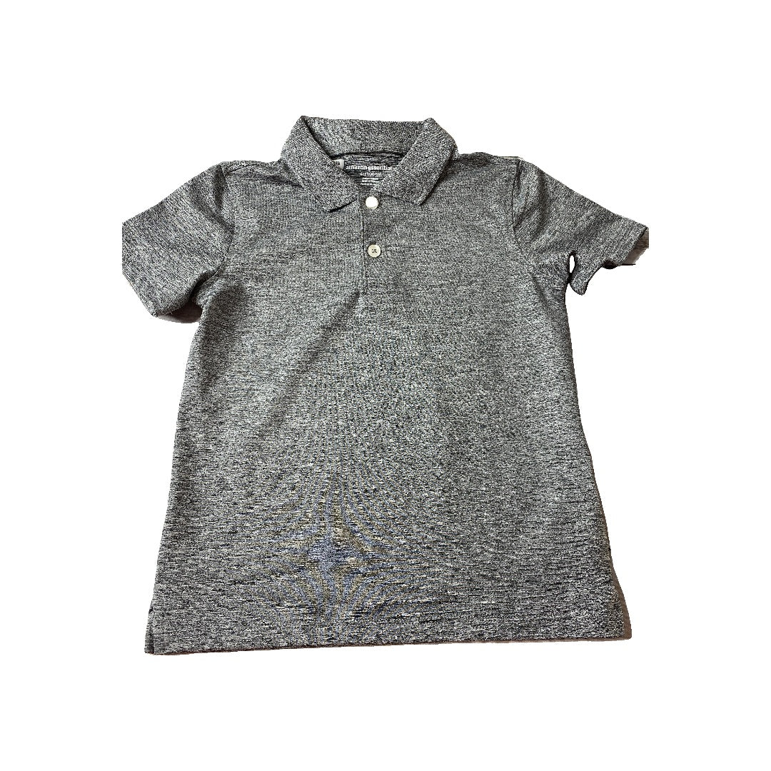 Amazon Boys Grey Polo Shirt Size: 4T Grey