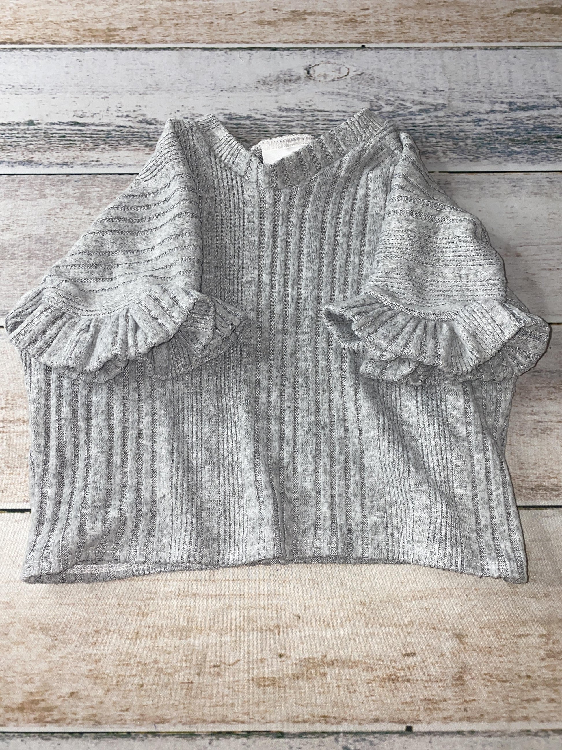 Little Lucca Love Girls Grey Shirt Size: 2T Grey