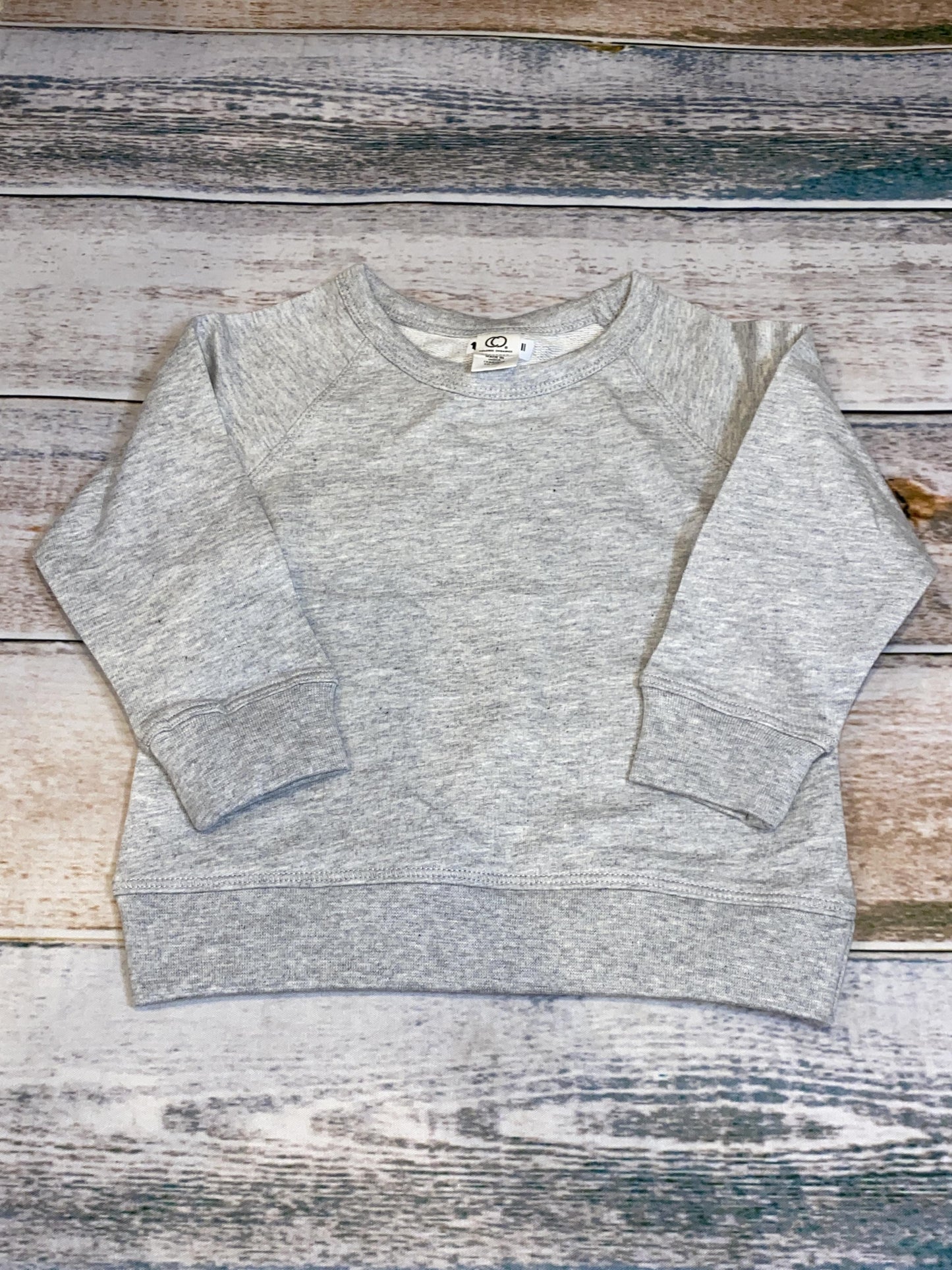 Colored Organics Unisex Grey Sweater Size: 6-12 months Grey