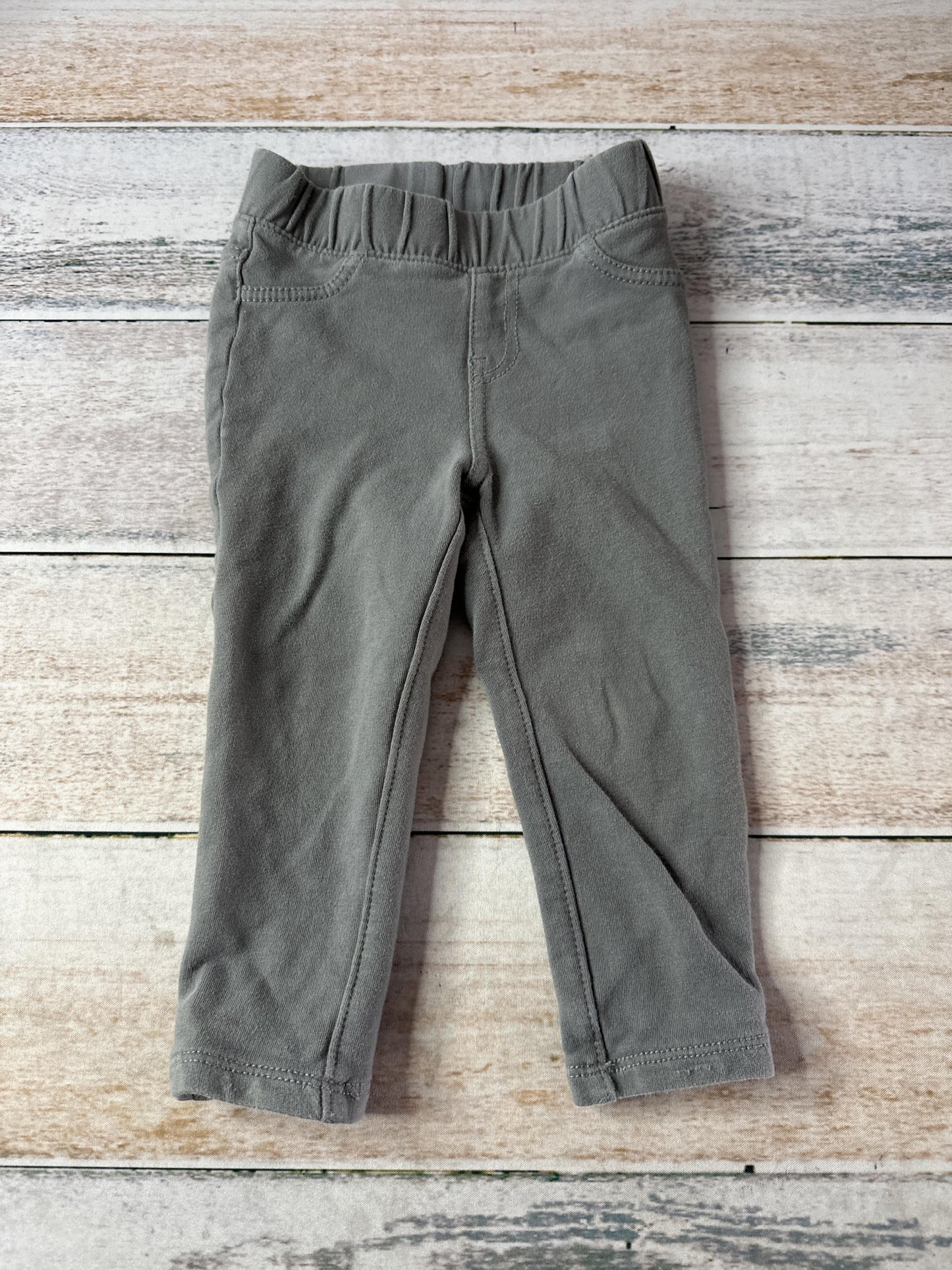Unisex Grey Pants Size: 18 months Grey