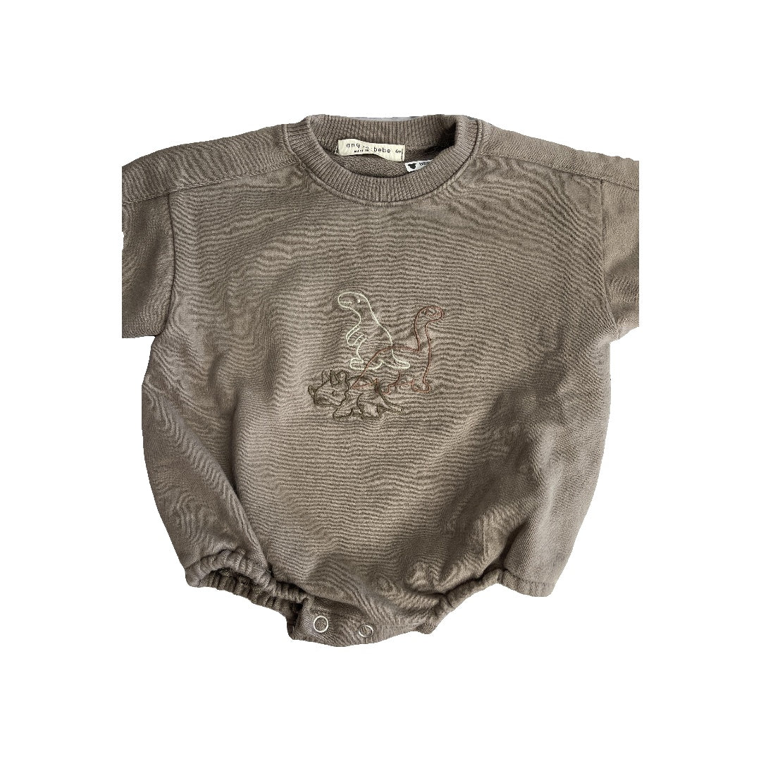 Anggo bebe Unisex Grey Sweater Size: 6 months Grey