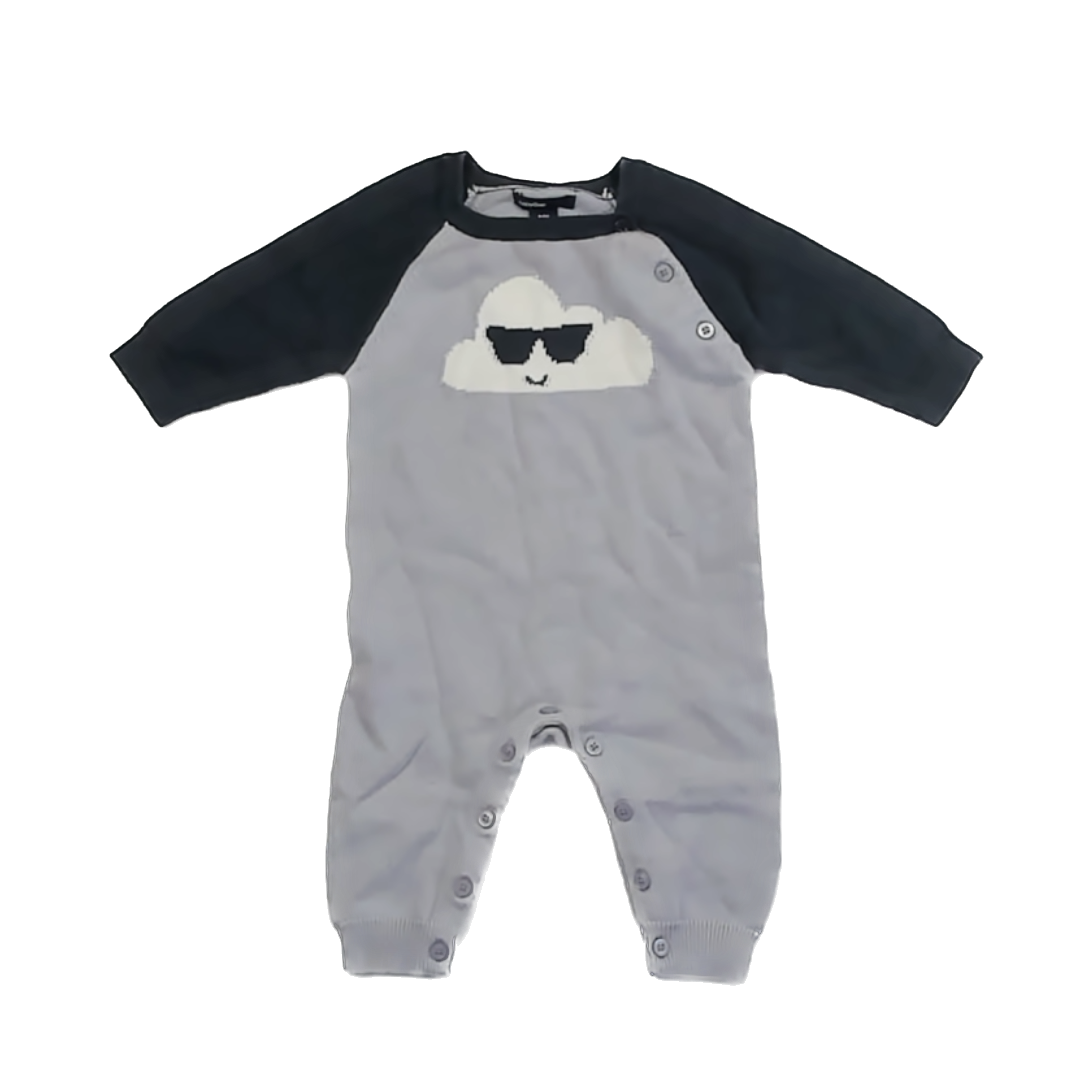 Gap Boys Grey Long Sleeve Outfit Size: 3-6 Months Grey
