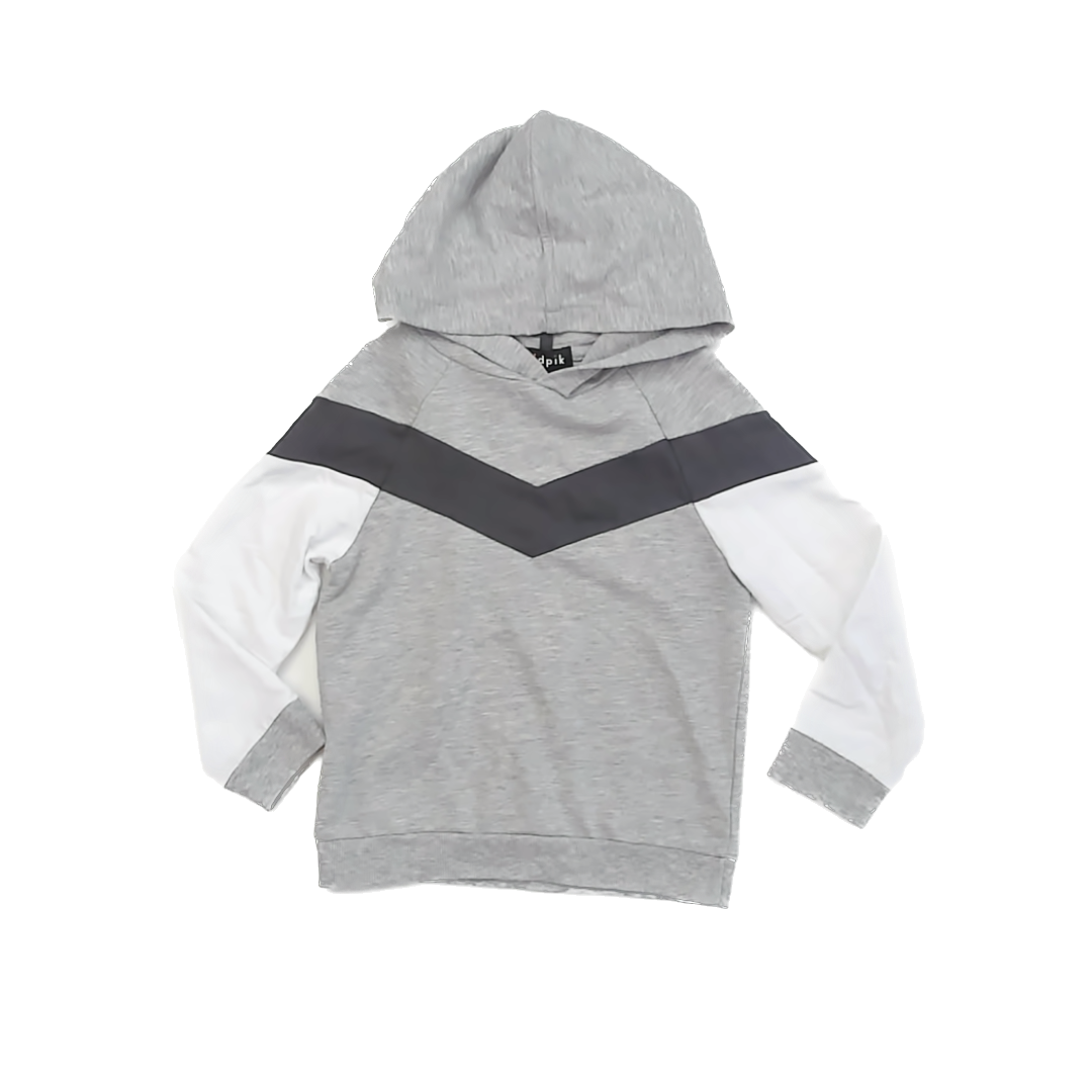 Kidpik Boys Grey Hoodie Size: 5-6 Years Grey
