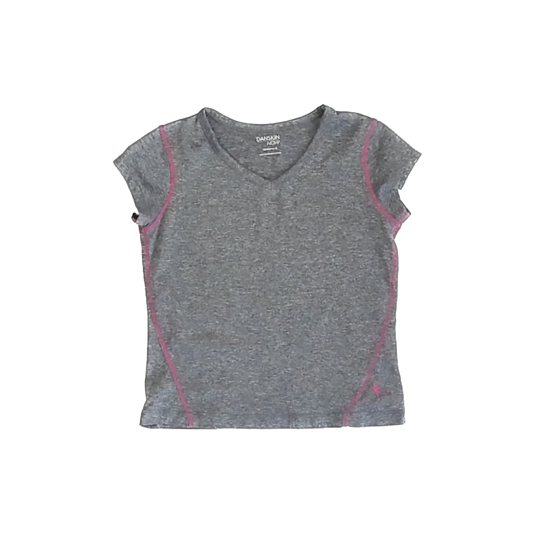 Danskin Girls Grey Athletic Top Size: 4-5T Grey