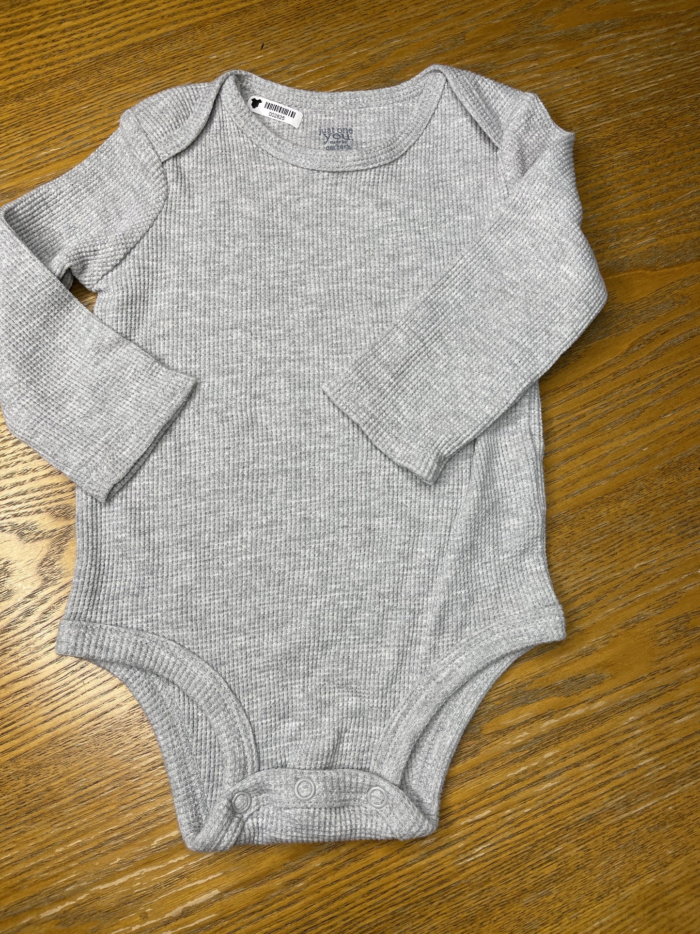 Carters Unisex Grey Onesie Size: 9 months Grey