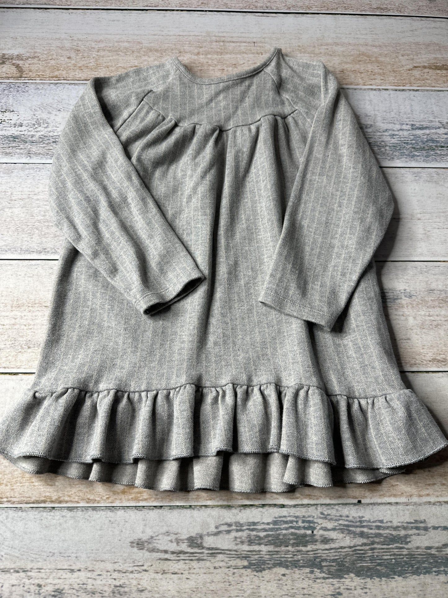 Zara Girls Grey Dress Size: 3-4 Years Grey