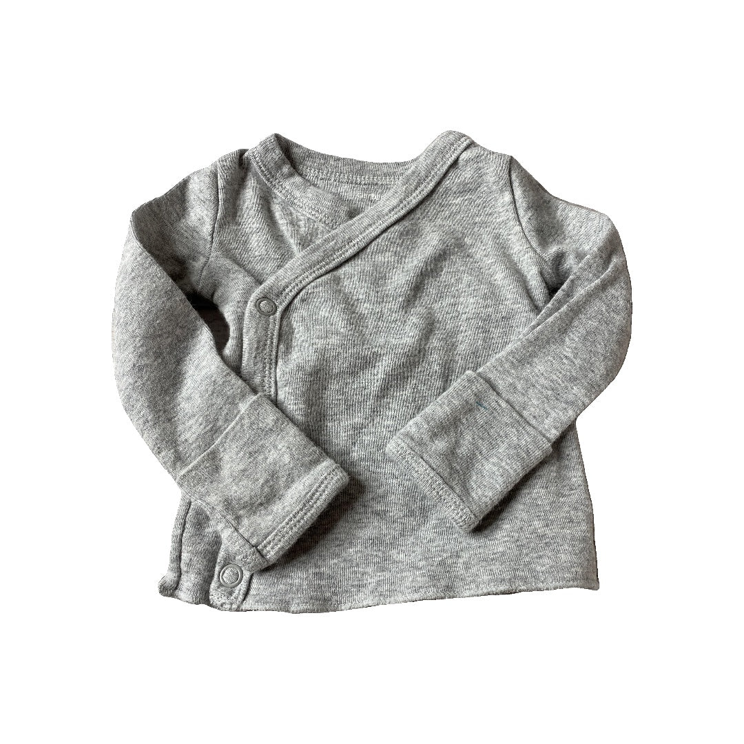 Carters Boys Grey Shirt Size: Newborn Grey