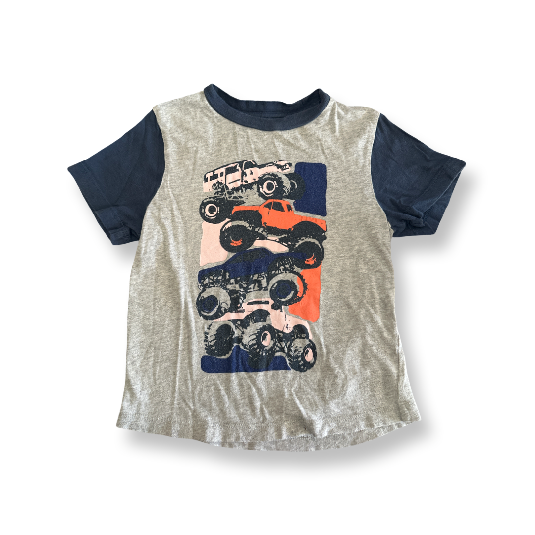 Tucker + Tate Boys Grey T-Shirt Size: Trucks T-Shirt Grey