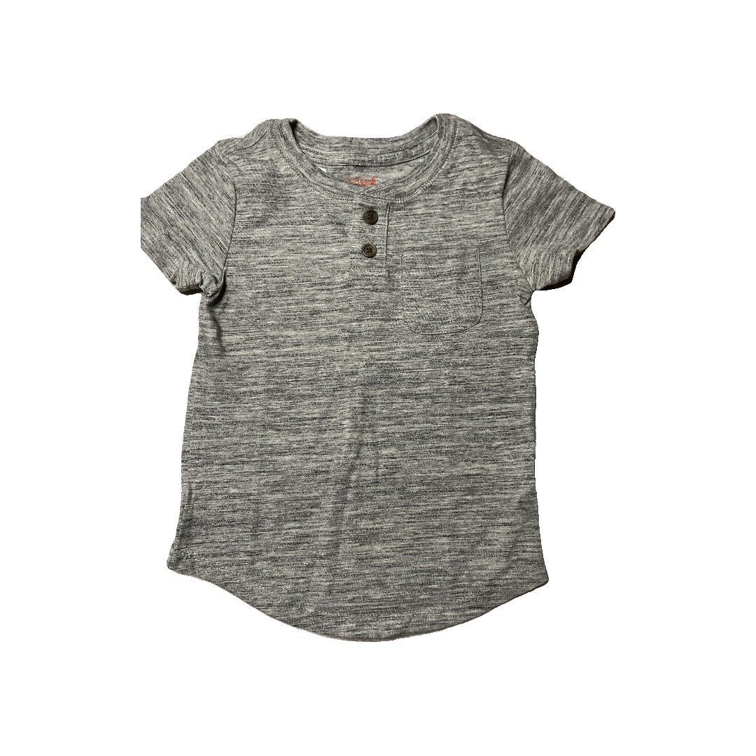 Cat & Jack Boys Grey T-Shirt Size: 18 months Grey