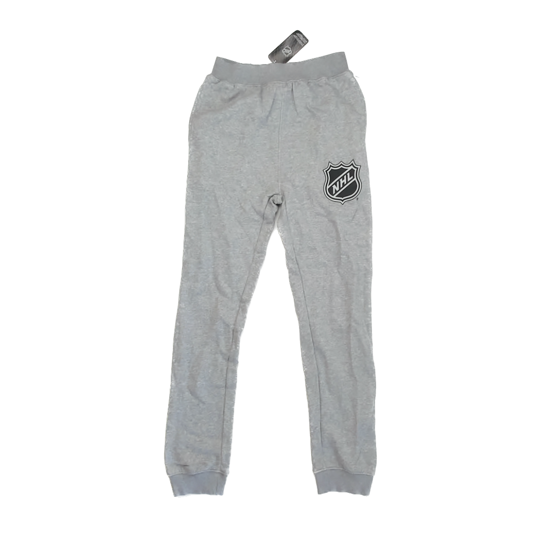 NHL Boys Grey Casual Pants Size: YXL 16-18 Years Grey