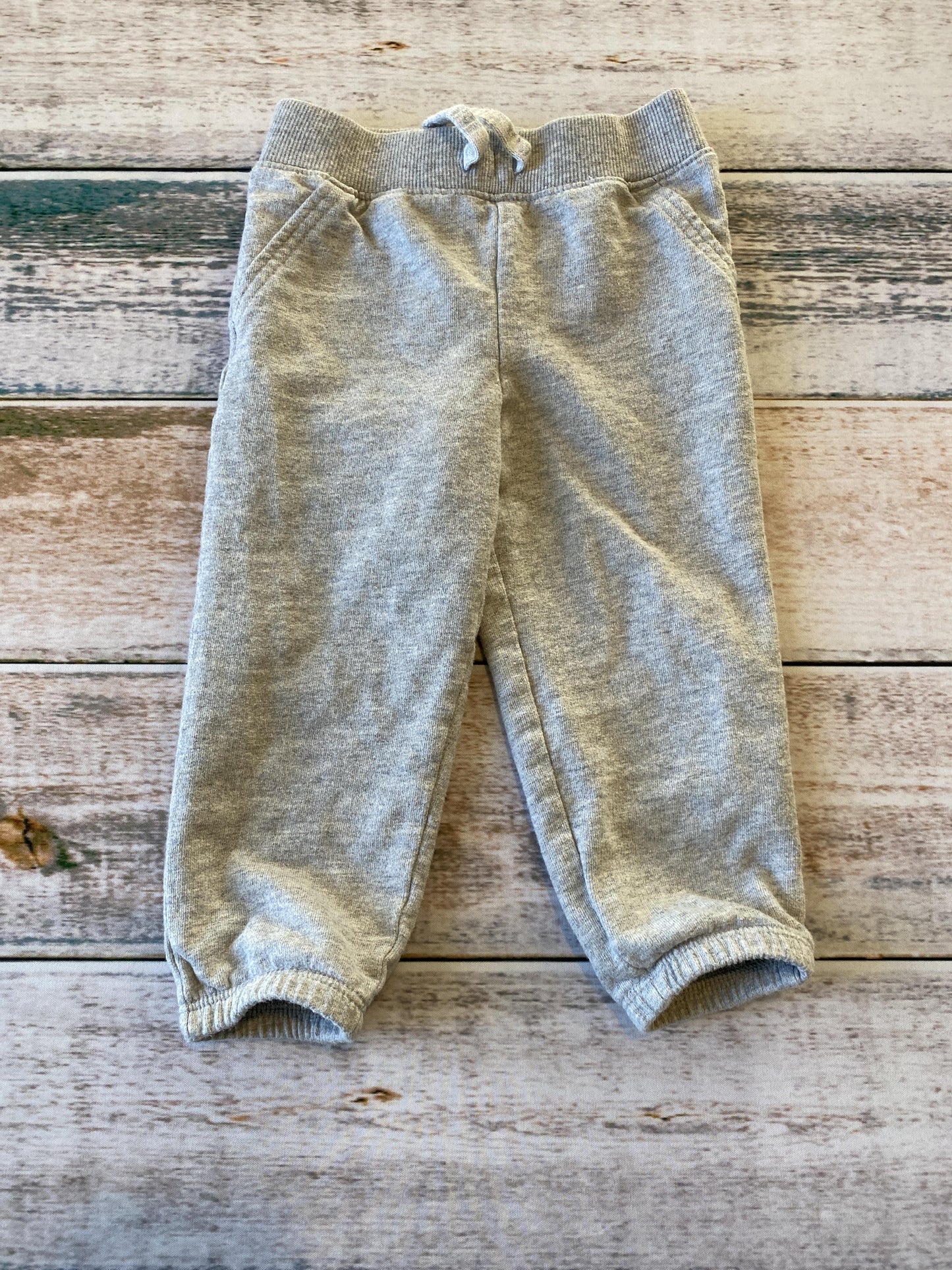 Carters Unisex Grey Pants Size: 18 months Grey