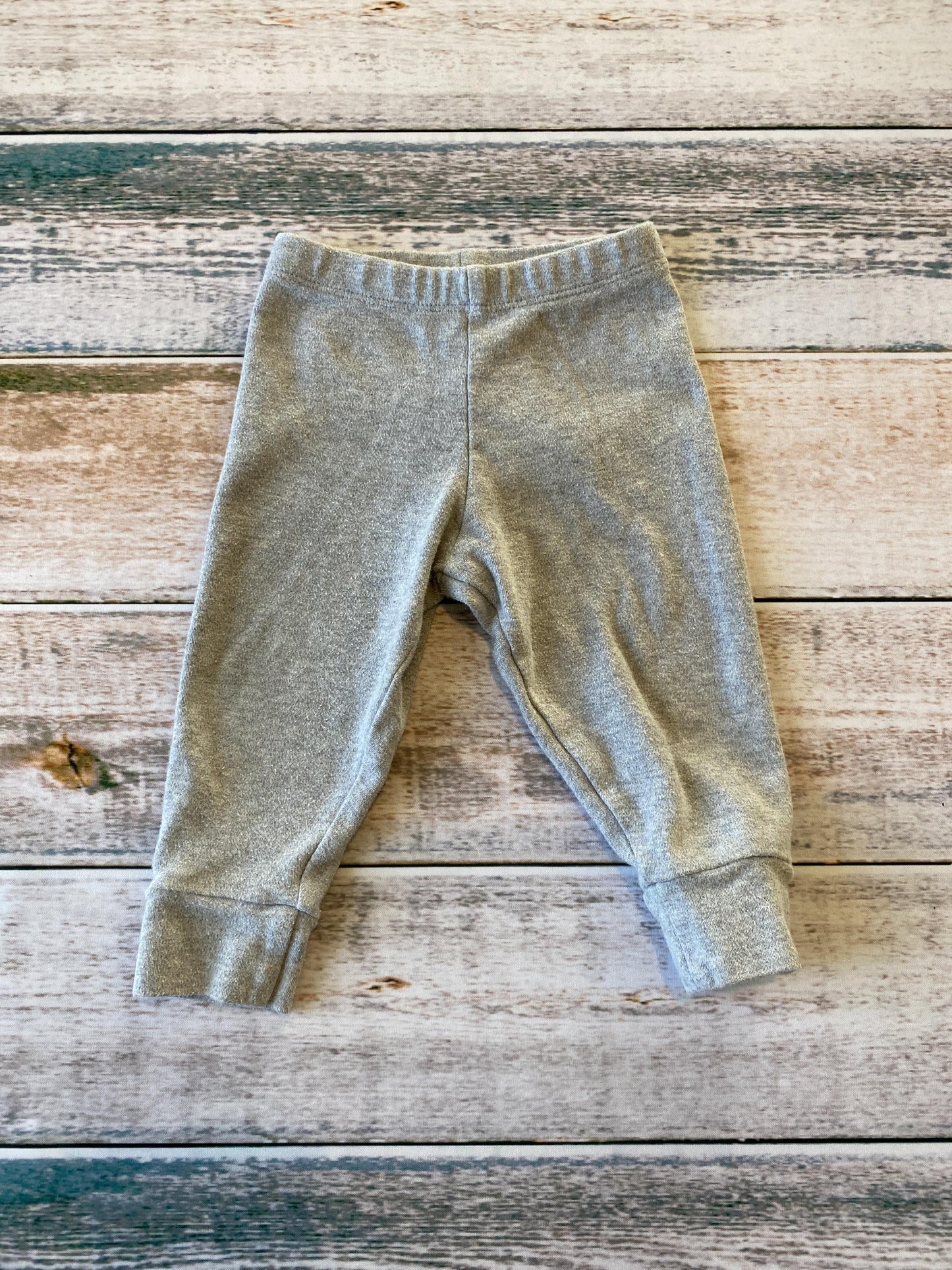 Sustainable Unisex Grey Pants Size: 9-12 Months Grey
