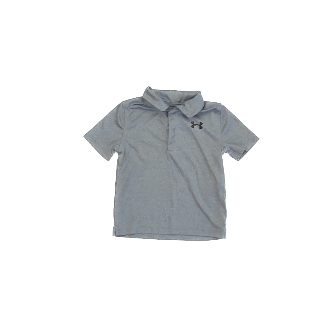 Under Armour Boys Grey Polo Shirt Size: 24 Months Grey