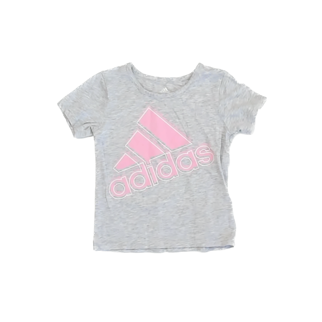 Adidas Girls Grey T-Shirt Size: 2T Grey
