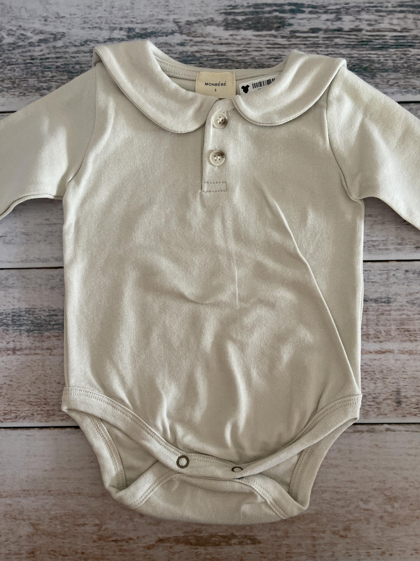 Girls Grey Onesie Size: 6-9 months Grey