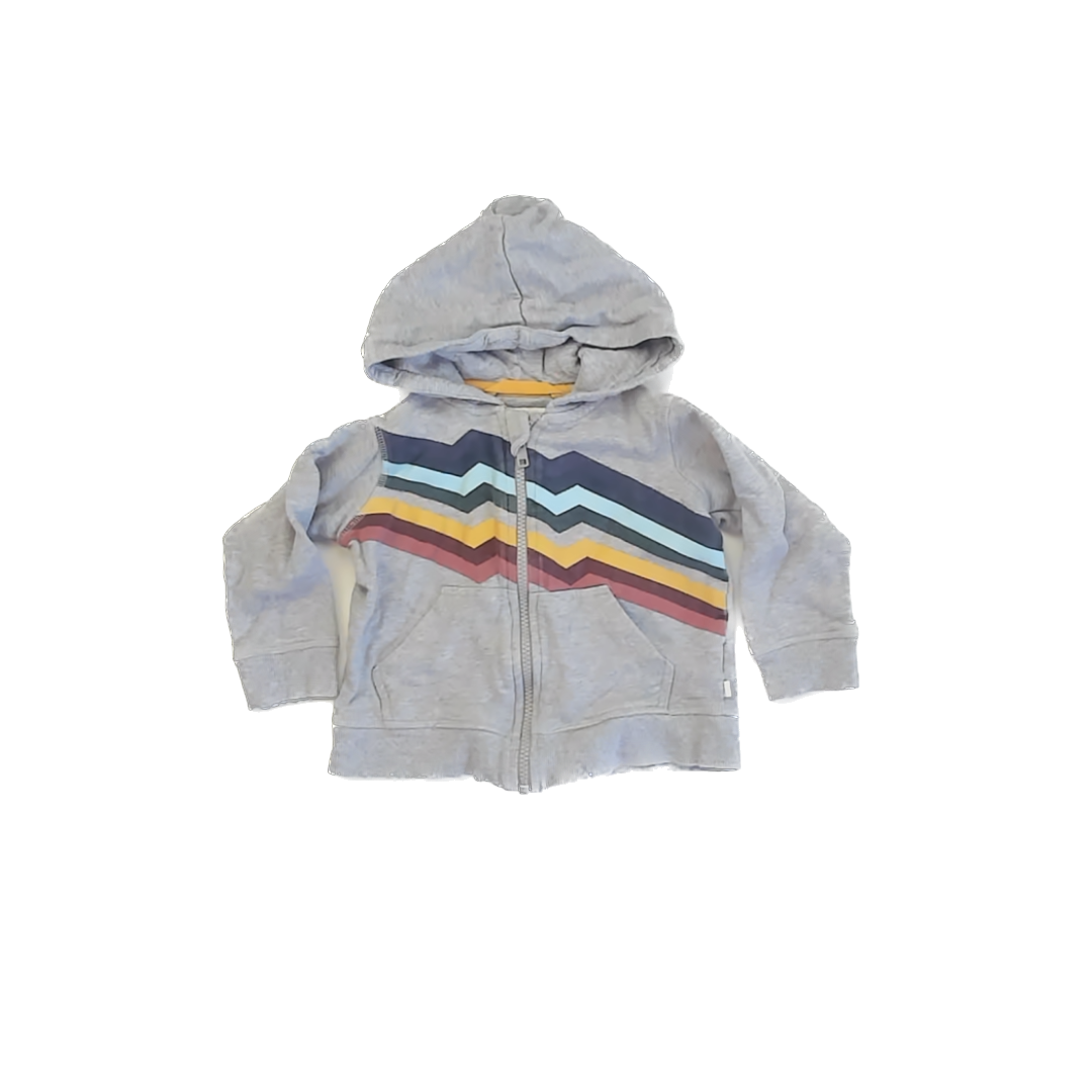 pact Boys Grey Hoodie Size: 18-24 Months Grey
