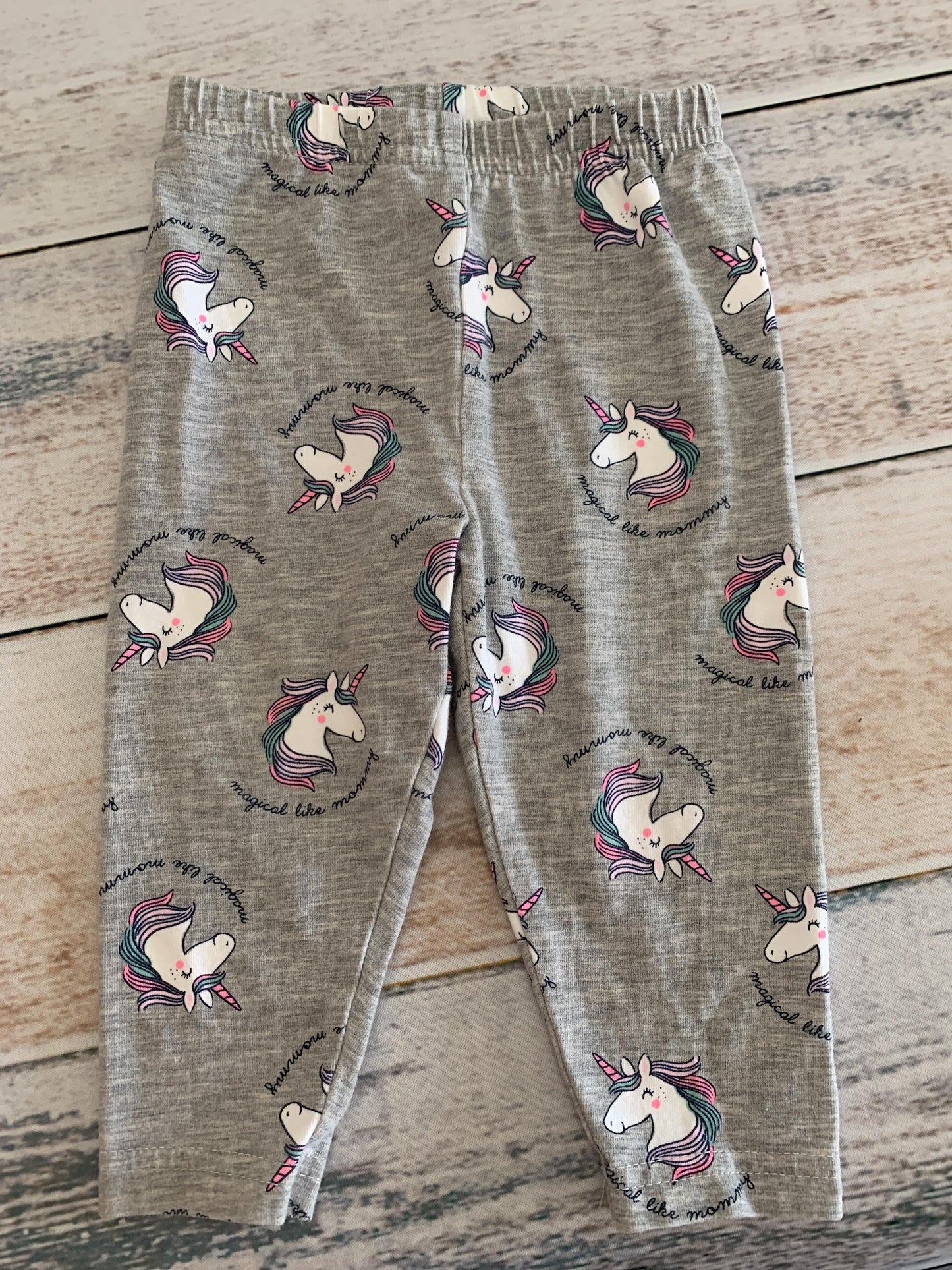 Carters Girls Grey Pants Size: 9 months Grey