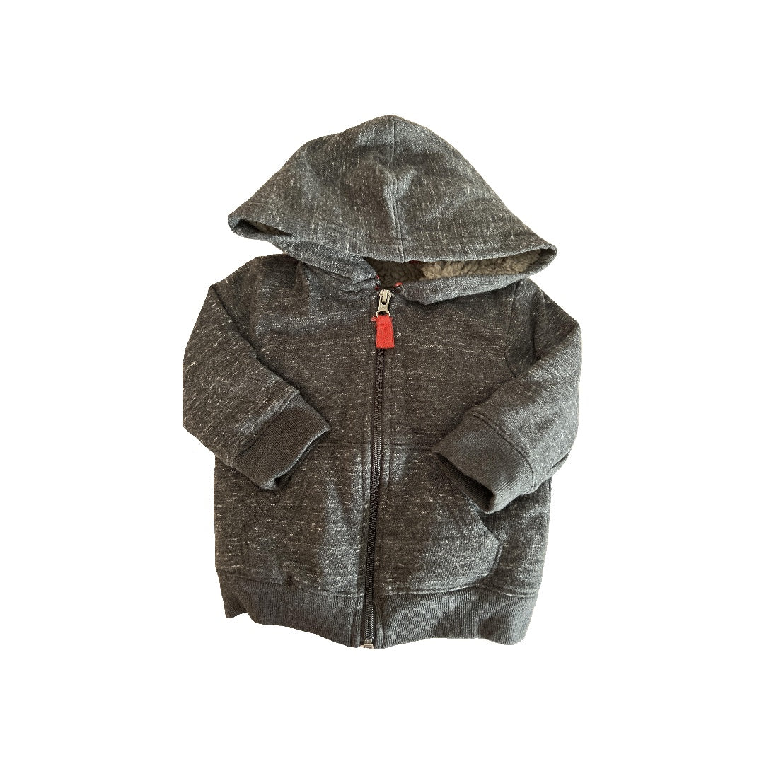 Cat & Jack Boys Grey Hoodie Size: 12 months Grey