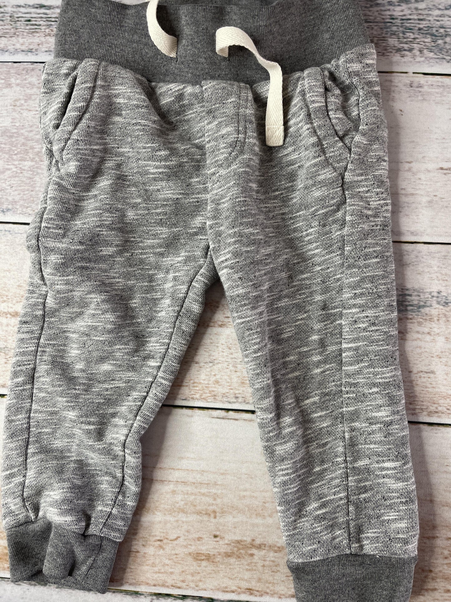 Gap Unisex Grey Pants Size: 18-24 months Grey