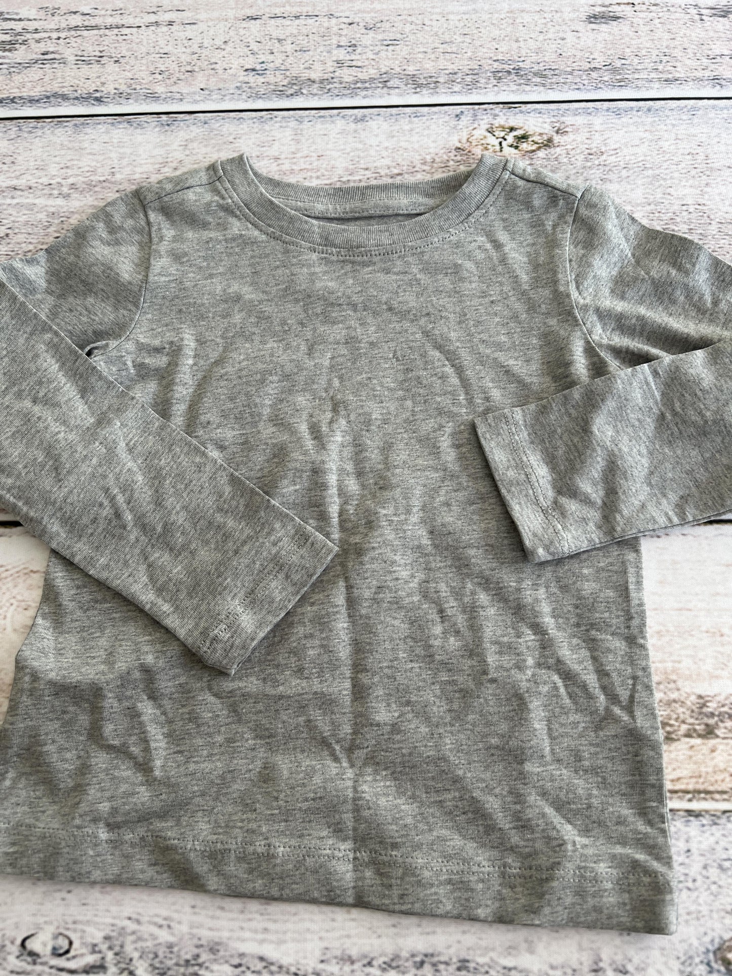 Primary Boys Grey Long Sleeve Shirt Size: 2T Grey