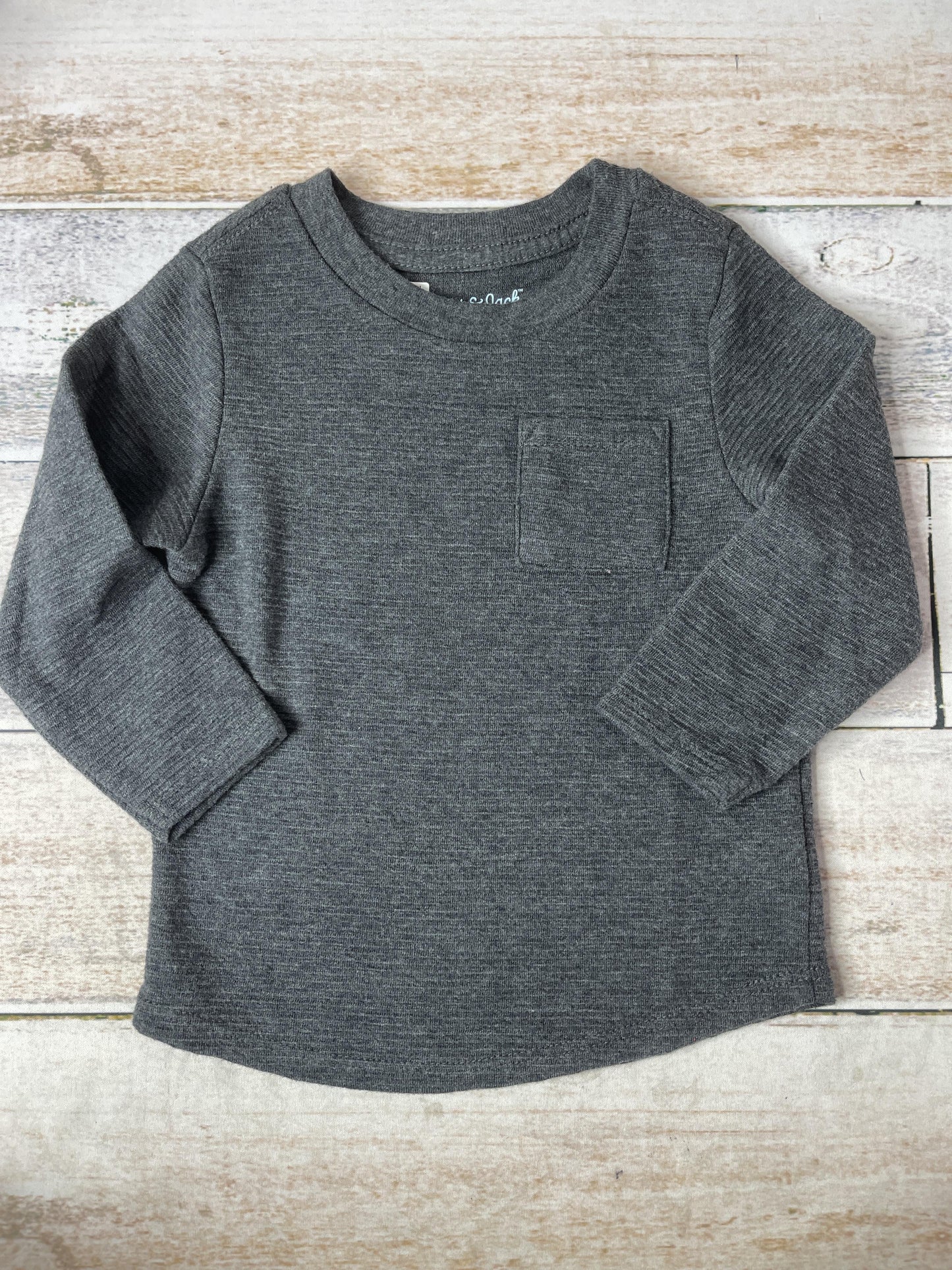 Cat & Jack Boys Grey T-Shirt Size: 18 months Grey