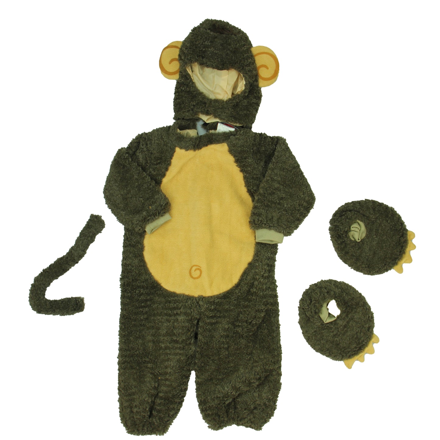 incharacter costumes Unisex Brown Costume Size: Monkey Brown