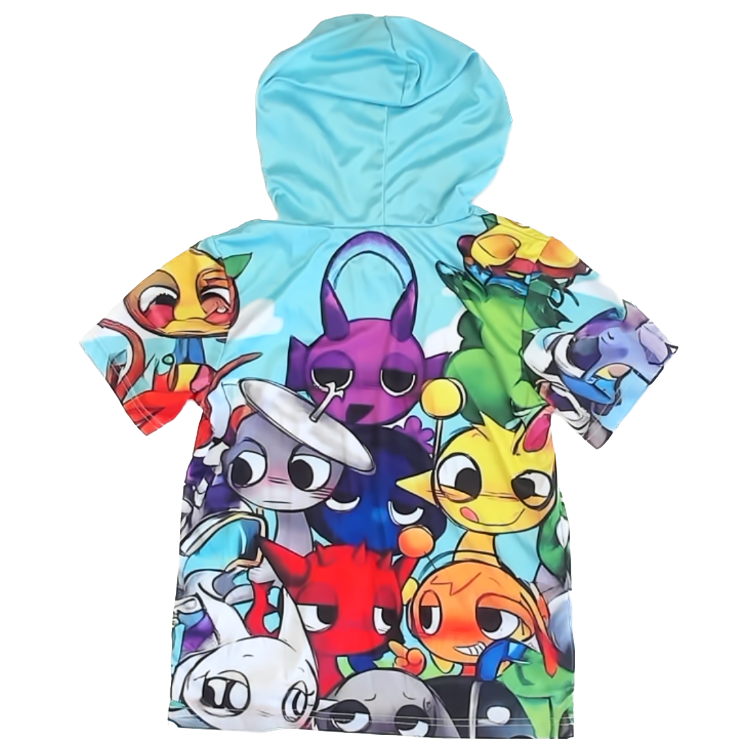 Unknown Boys Incredibox Sprunki Hoodie Size: 7-8 Years Incredibox Sprunki