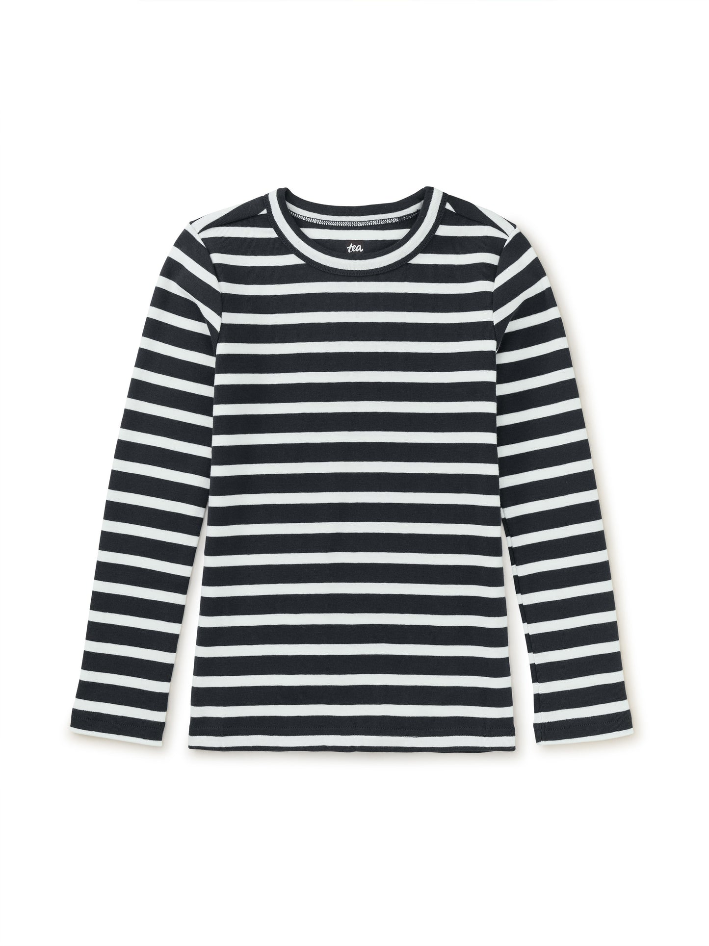 Tea Collection Girls Indigo Stripe Long Sleeve Shirt Size: 8 Years Indigo Stripe