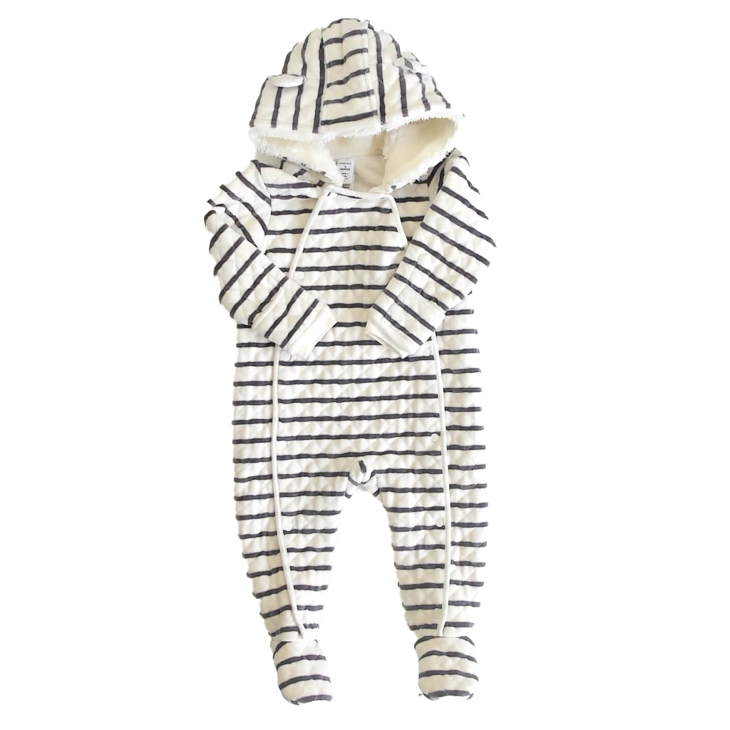 Nordstrom Unisex Ivory | Black Bunting Size: 12 Months Ivory | Black