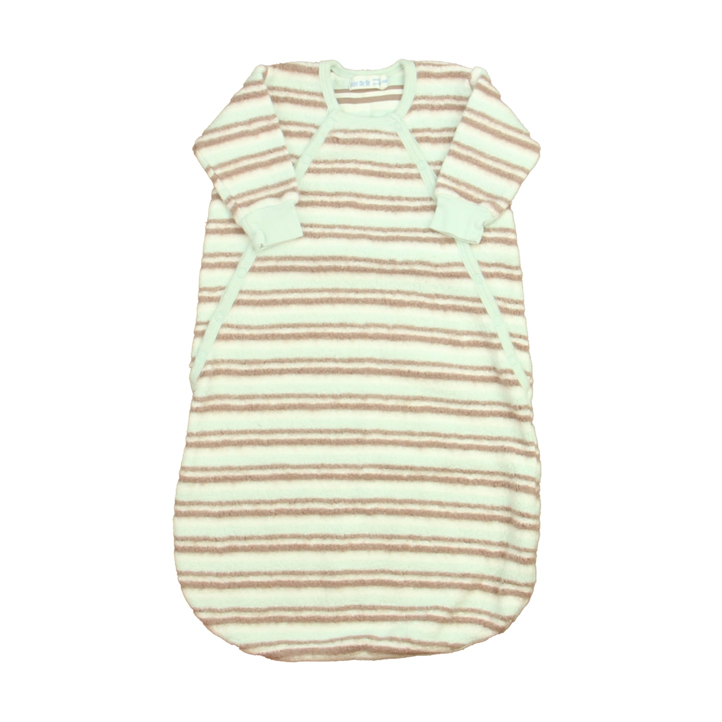 Under the Nile Boys Ivory | Brown | Aqua Sleepsack Size: 0-6 Months