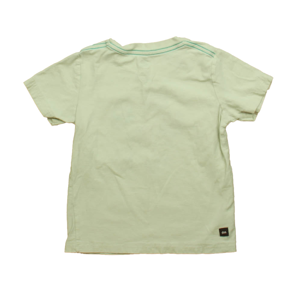 Tea Boys Ivory Dogs Short Sleeve Shirt Size: 4T Ivory Dogs